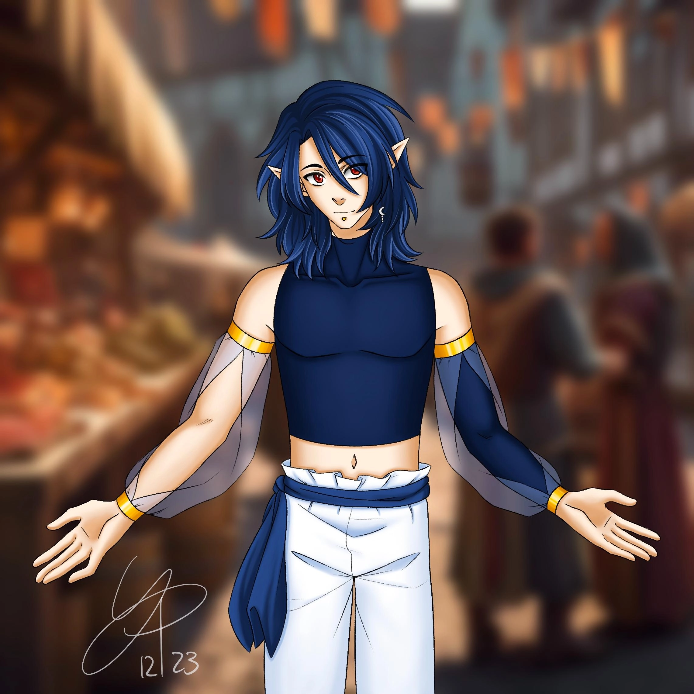 💙Keltris💙
~
Here's a little restyling of my baby druid 🥺
Really like how this outfit fits him, and so does Lyia 👀
.
.
-Background not mine-