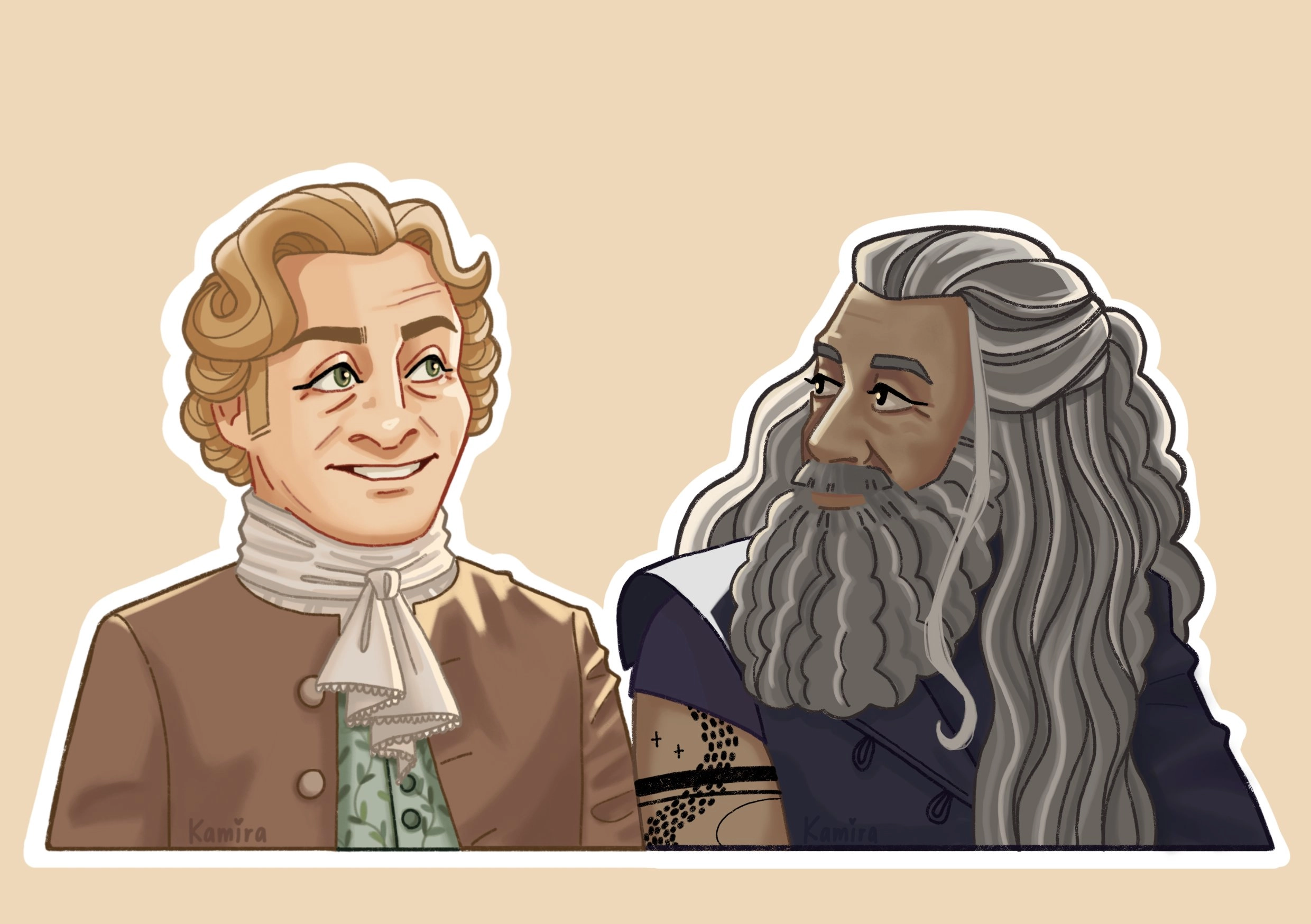 Now I will start a little OFMD Fan art dump before posting the good omens fan art again 