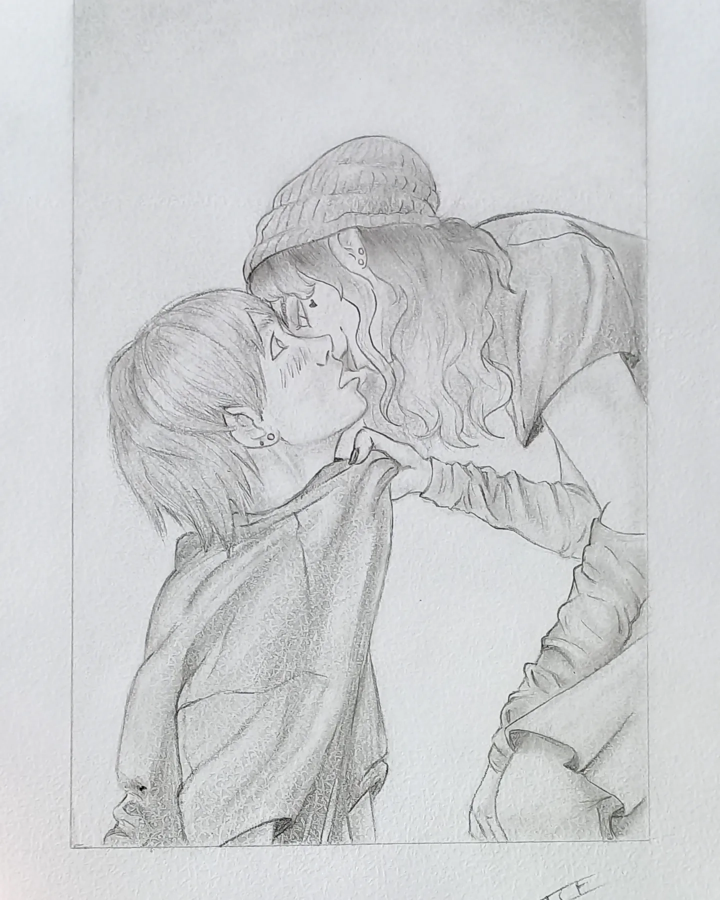 A stolen kiss✨️❤️
