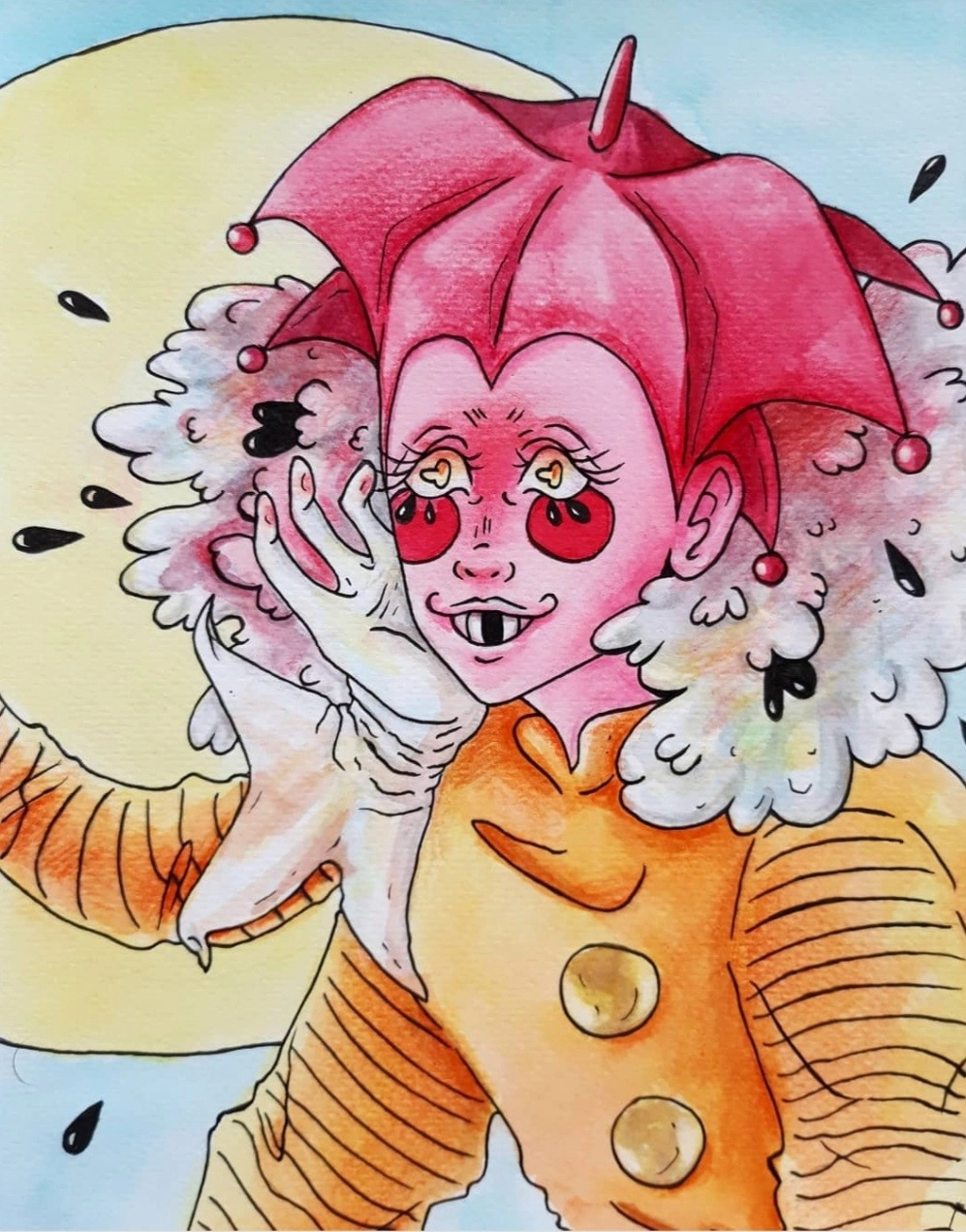 I personally find clowns very entertaining to design. There are so many colors and costumes to choose from. They can be scary but they don't have to be 🥳

Dtiys by sacrxm on Instagram 