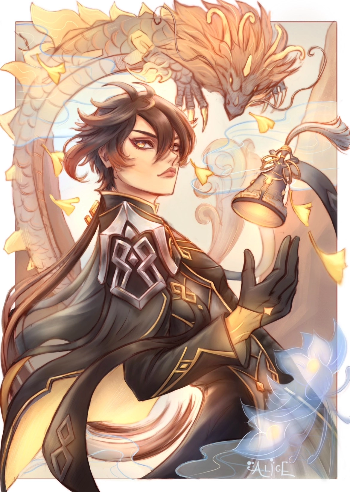 Zhong 💛🤎

I tried a slightly different style, a thicker and dense brushstroke. I'm quite satisfied with the result but I don't know if I'll try it again soon because I like to keep visible lineart!


