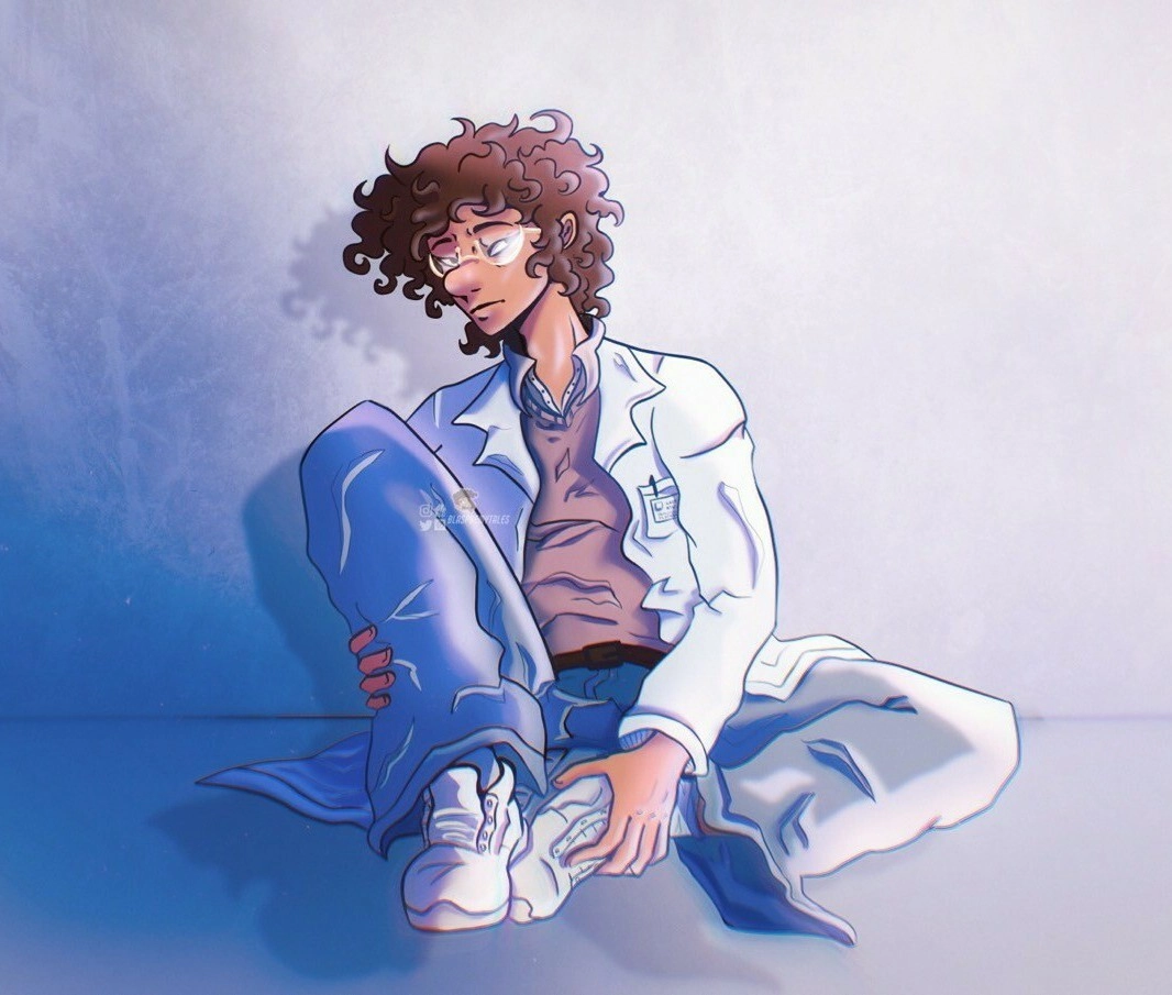 An old, simple thing of my main character :) hello Kirke!