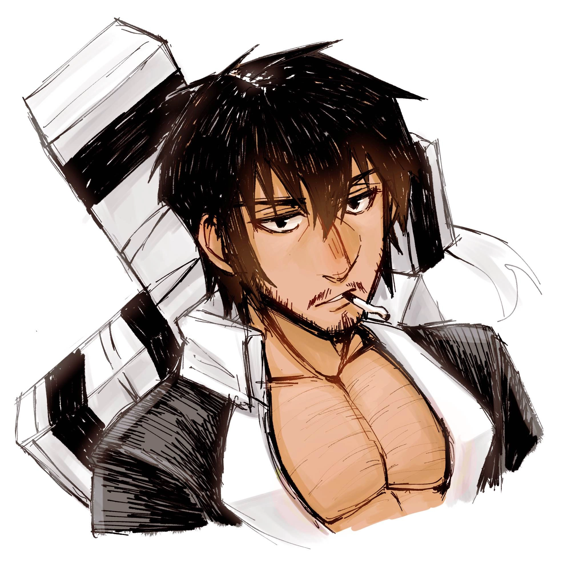 Wolfwood with beard 🛐