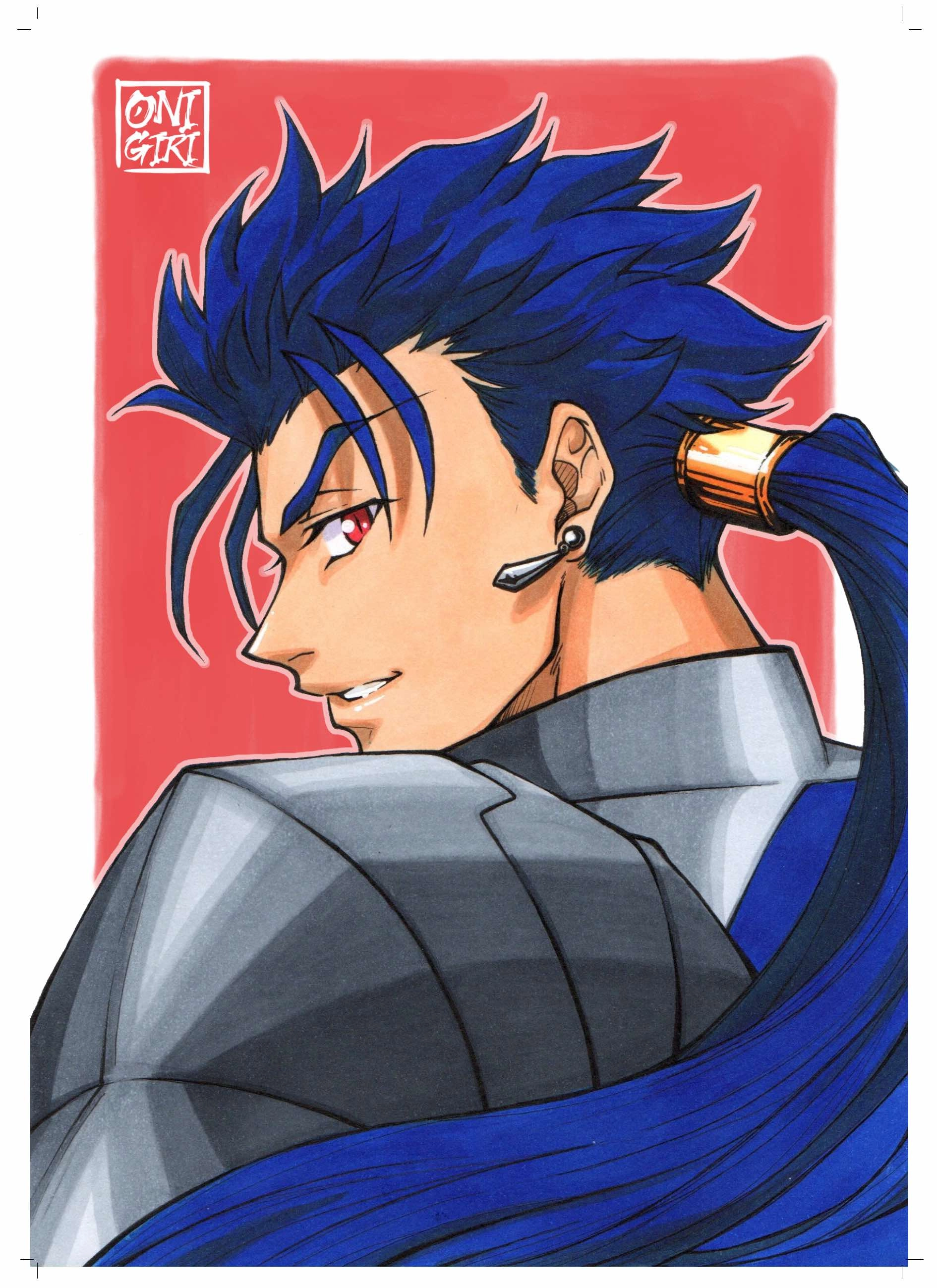 Lancer Cu Chulainn 
Fate stay night / fate grand order

