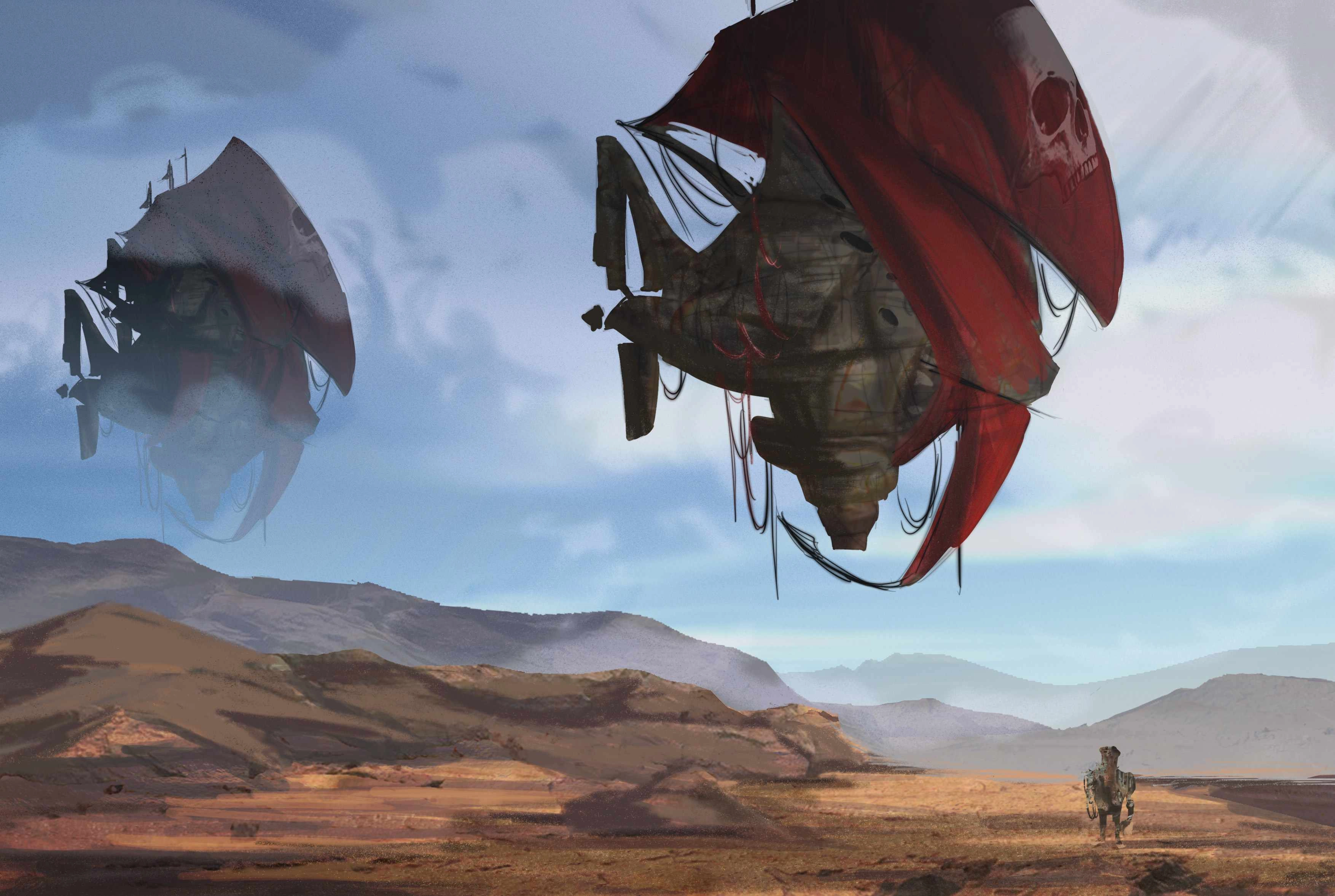 Post apocalyctic mechanic world 