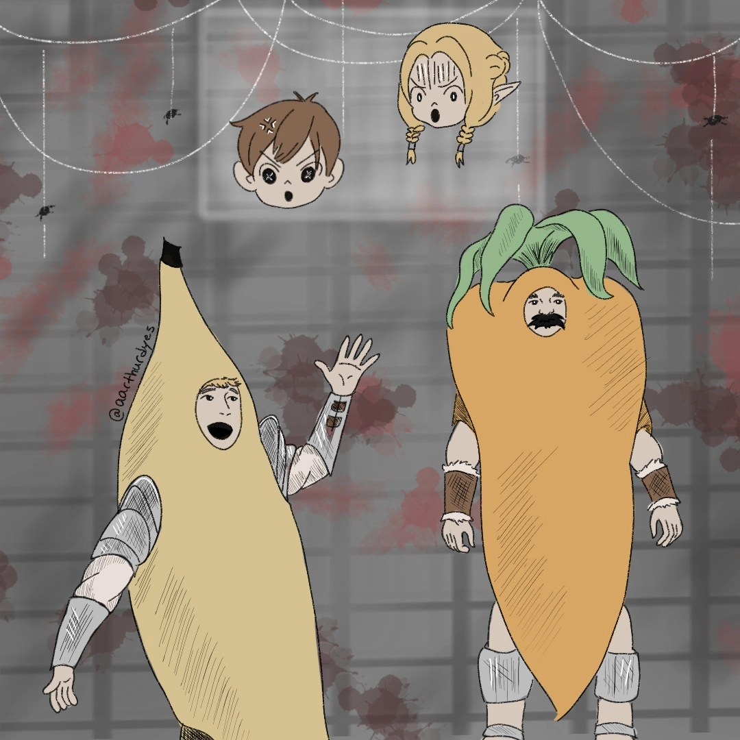 Silly Dungeon Food meme