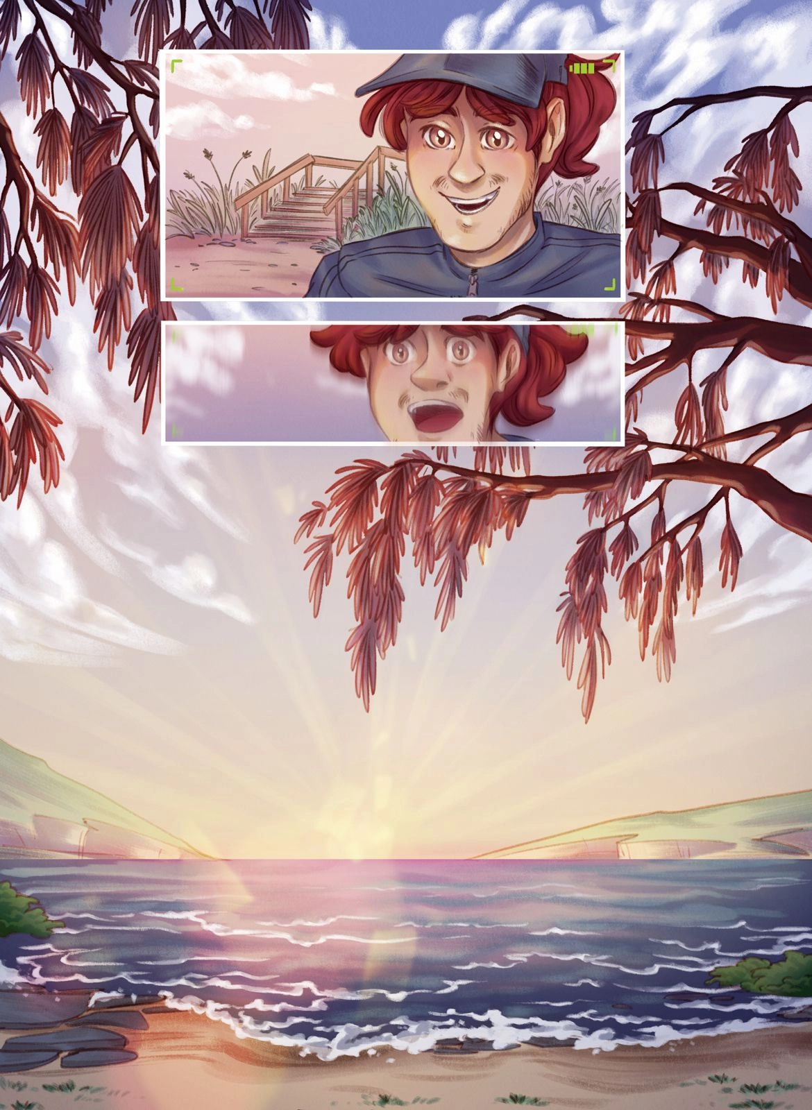 Page one of my new shortcomic, complete chapter (in Ita) on my website :3
