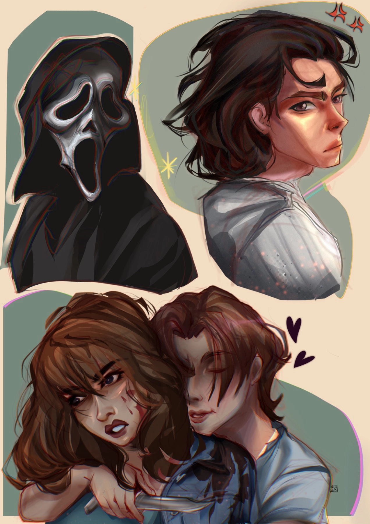 What’s your fav scary movie ✨😏?
Scream fan art 🫶🏻