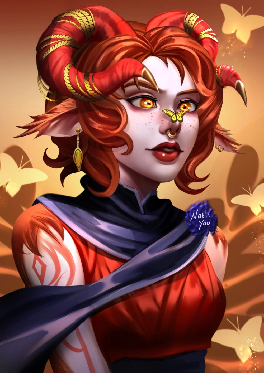 ♦️KAIA, THE FAUN (D&D OC)♦️

Requested art by clients.