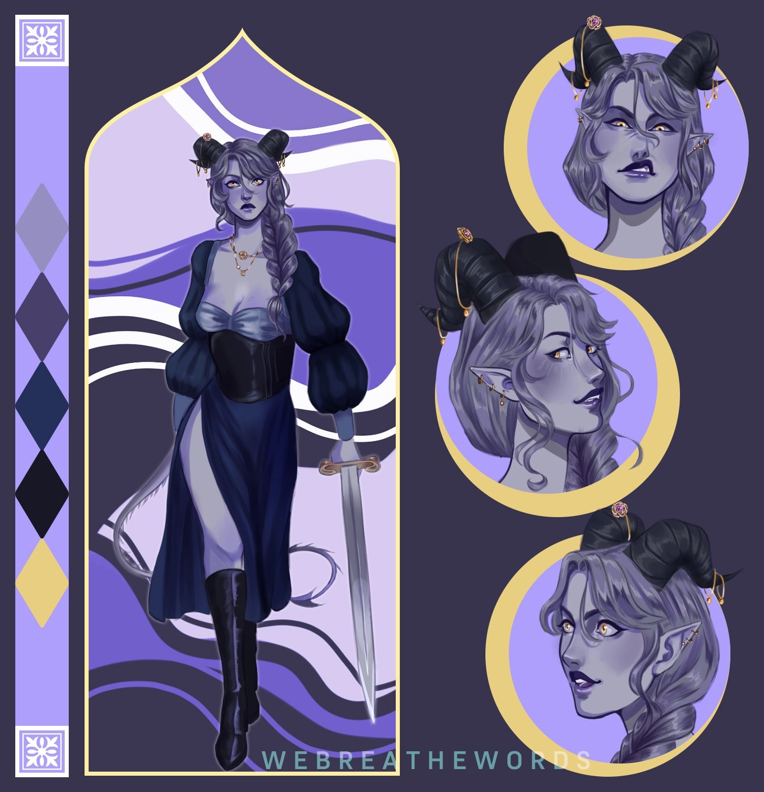 Character sheet commission 