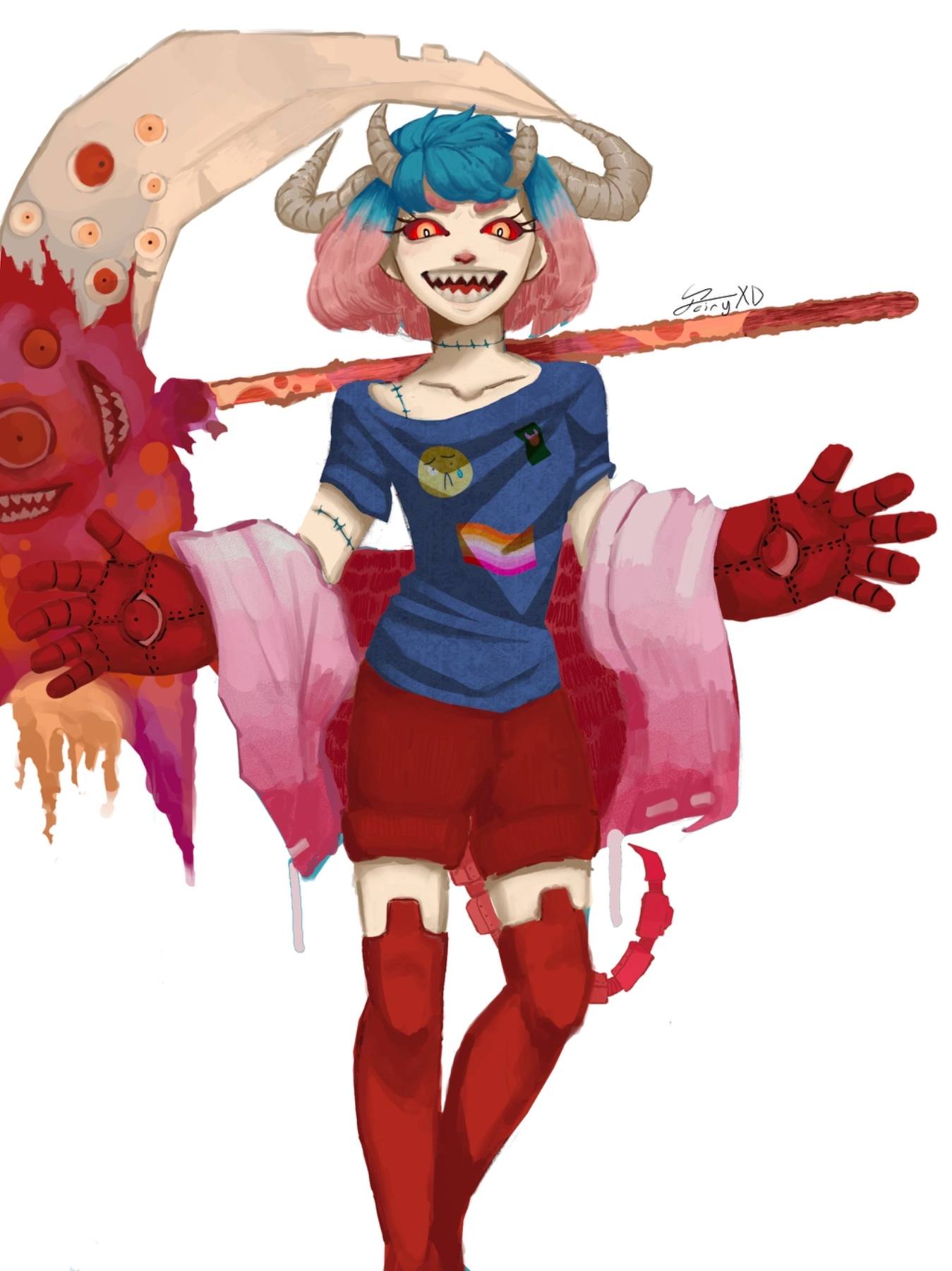 Drawing from July of last year (i was 14)