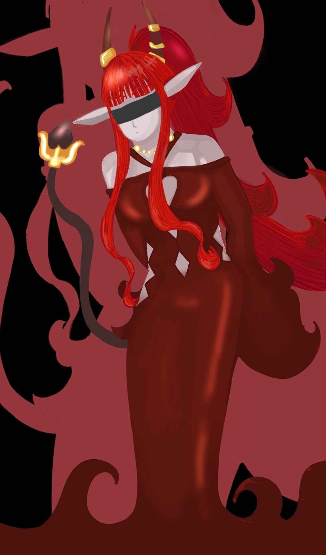 My oc for an hallowen collab on tiktok!