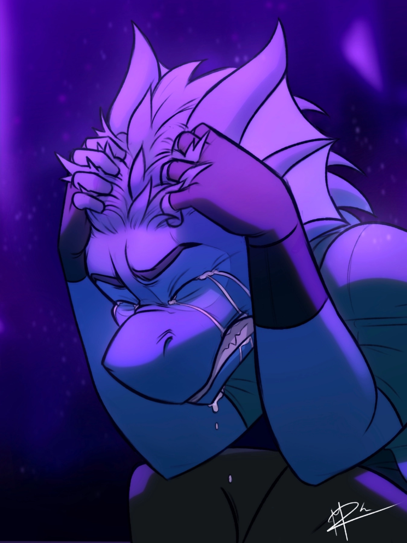 Peri (OC) having a hard time 😭