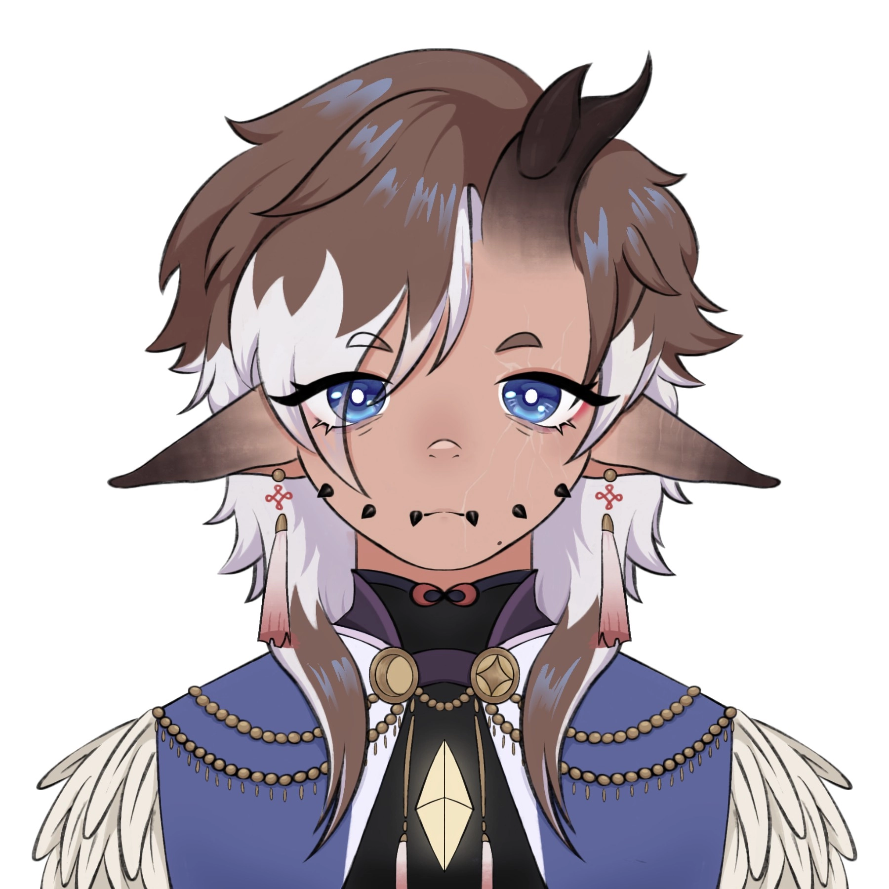 Bro be like 👁👁
Portrait card of my genshin oc wwwwwwwwwwwwww