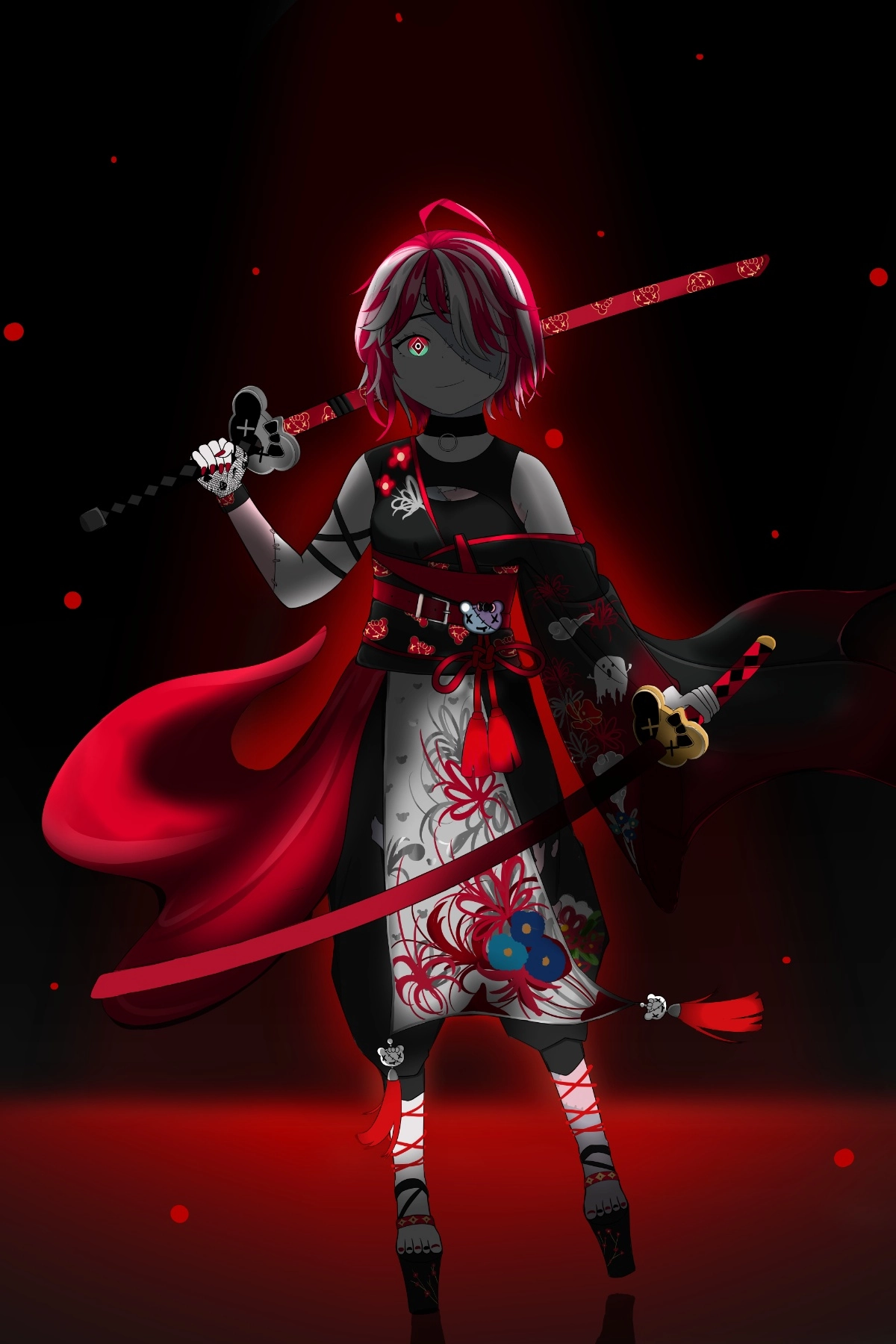 FanArt Kureiji Ollie Kimono.Ver - Hololive Indonesia
