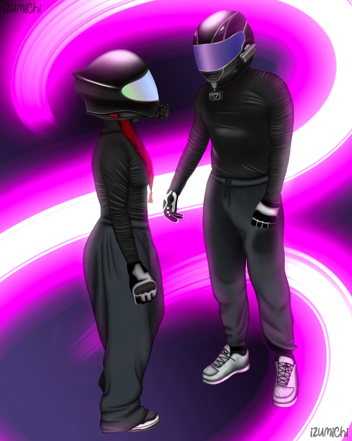 I have no clue why I’m not posting here, but I really want to change that 😂
It’s my fanart for Modcmoto and Miikiexe 💫💫