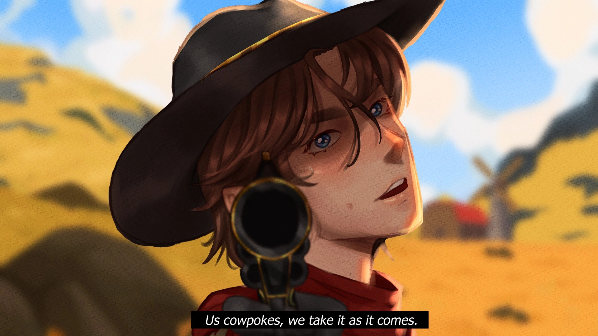 My partner's wizard cowboy! (Gunmage Wizard Homebrew!)