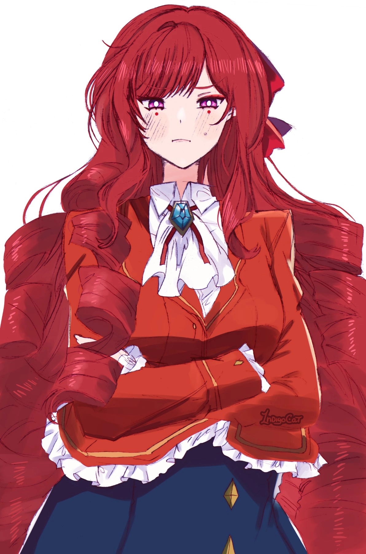
Commission for Domenica Ramírez from Facebook ✩

Yinlin from the game Wuthering waves, dressed as Claire Francois from the series I'm in Love with the Villainess (Watashi no Oshi wa Akuyaku Reijō)
