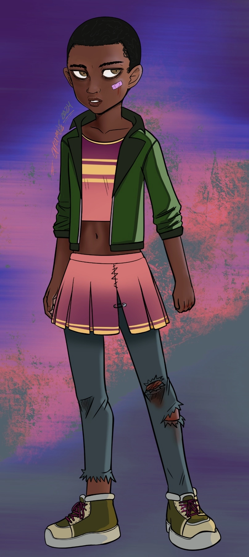 Just a random non binary design.
For adoption
