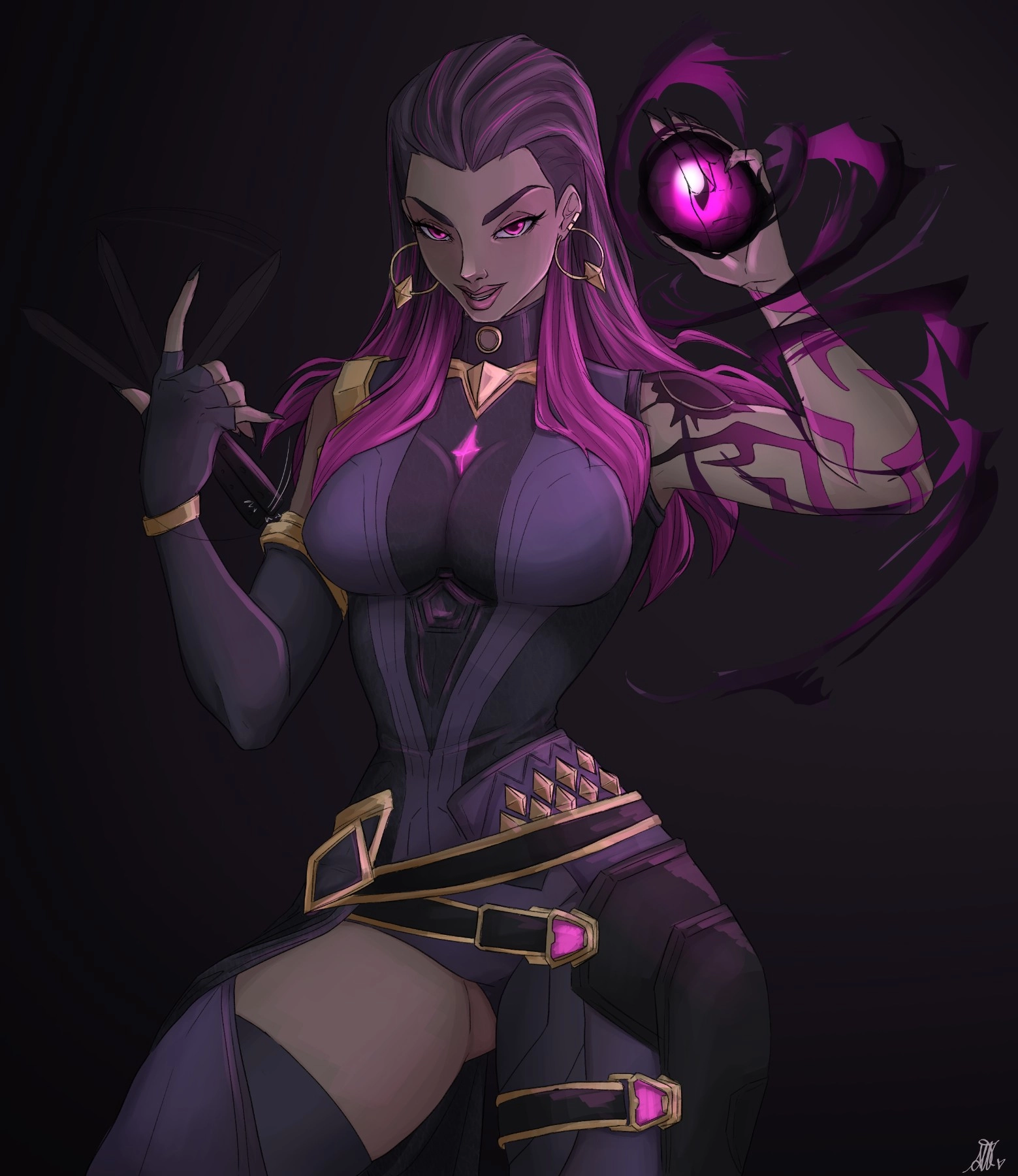 Reyna- Valorant Fanart

A fanart I made some time ago, I would definetly change some things but overall I still like how it came out :)

I also posted the speedpainting on YouTube.

