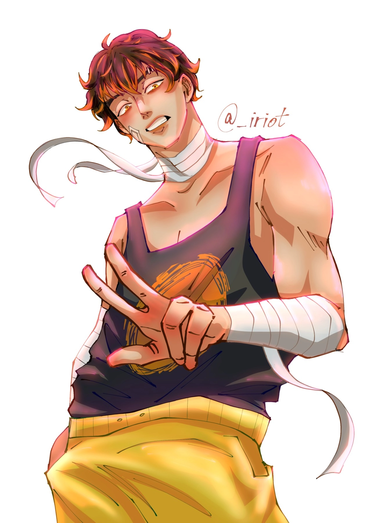 My first OC shall take the slot of the first post! 
Hi everyone, i'm iriot, i draw a whole lotta shit i find cool, i experiment a lot with my style. I want to become a comic writer and artist SOOO BAAAAAAD