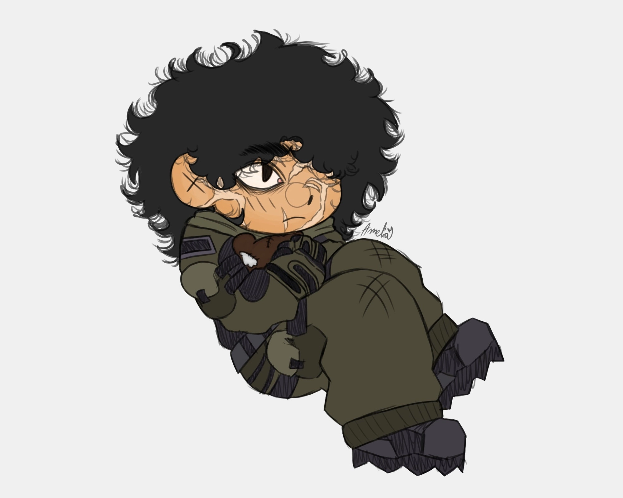 Another silly (my oc) Titan 😭😭