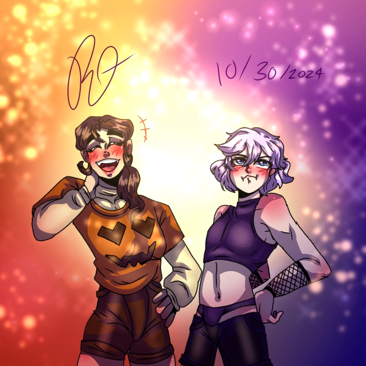 Yume & Epel, because I was throwing characters in random outfits from Pinterest 🤣😅