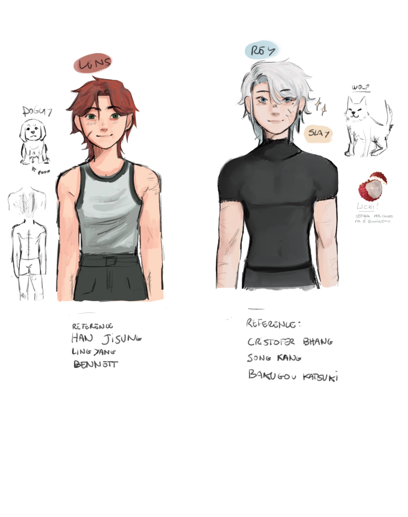 Reference for the outfits, OK?!?!😤