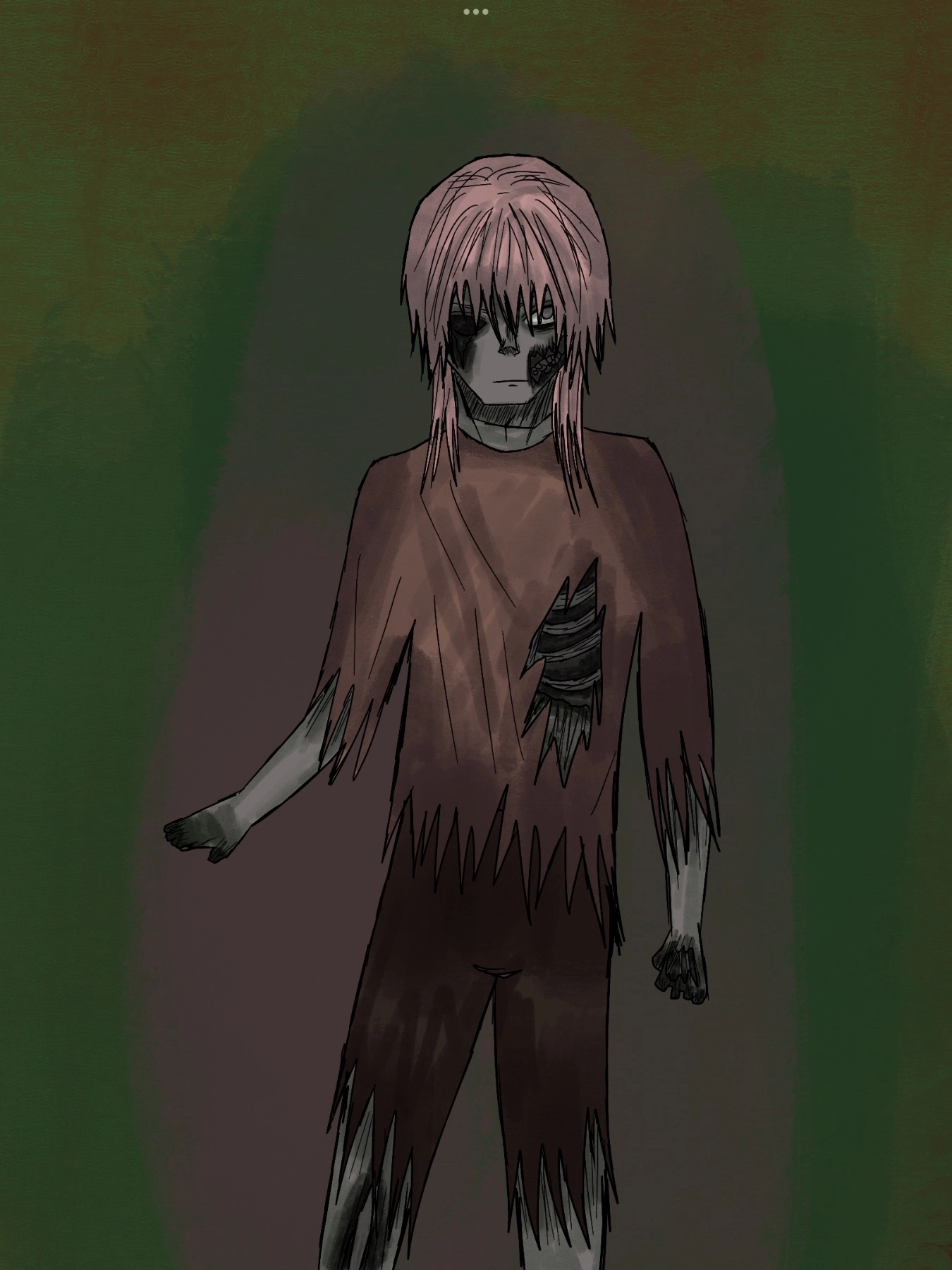 Little attempt at a zombie character 