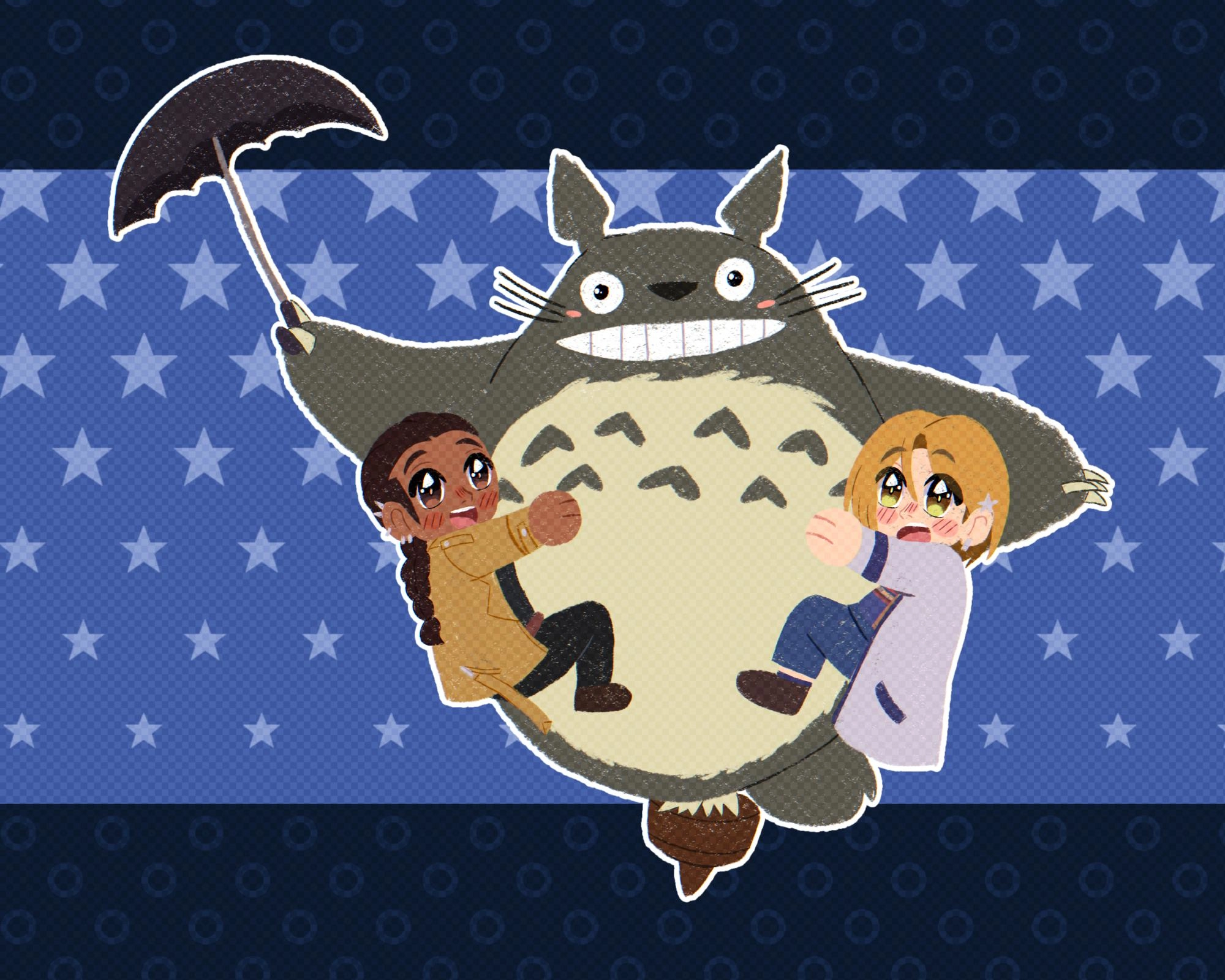 13th Doctor, Yaz & Totoro 