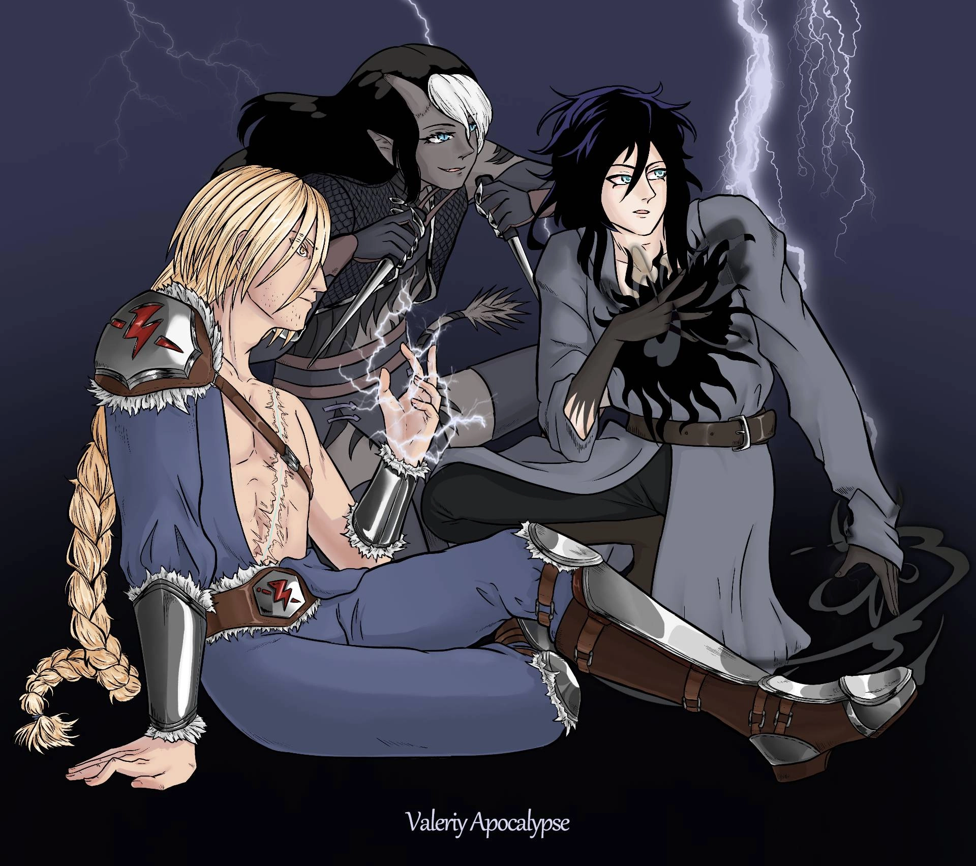 Mock-up of the cover of my (yet unwritten) book, Hendiatris.
Three childhood friends drift apart due to different ideologies, but reunite to prove their bond is deeper than fate.