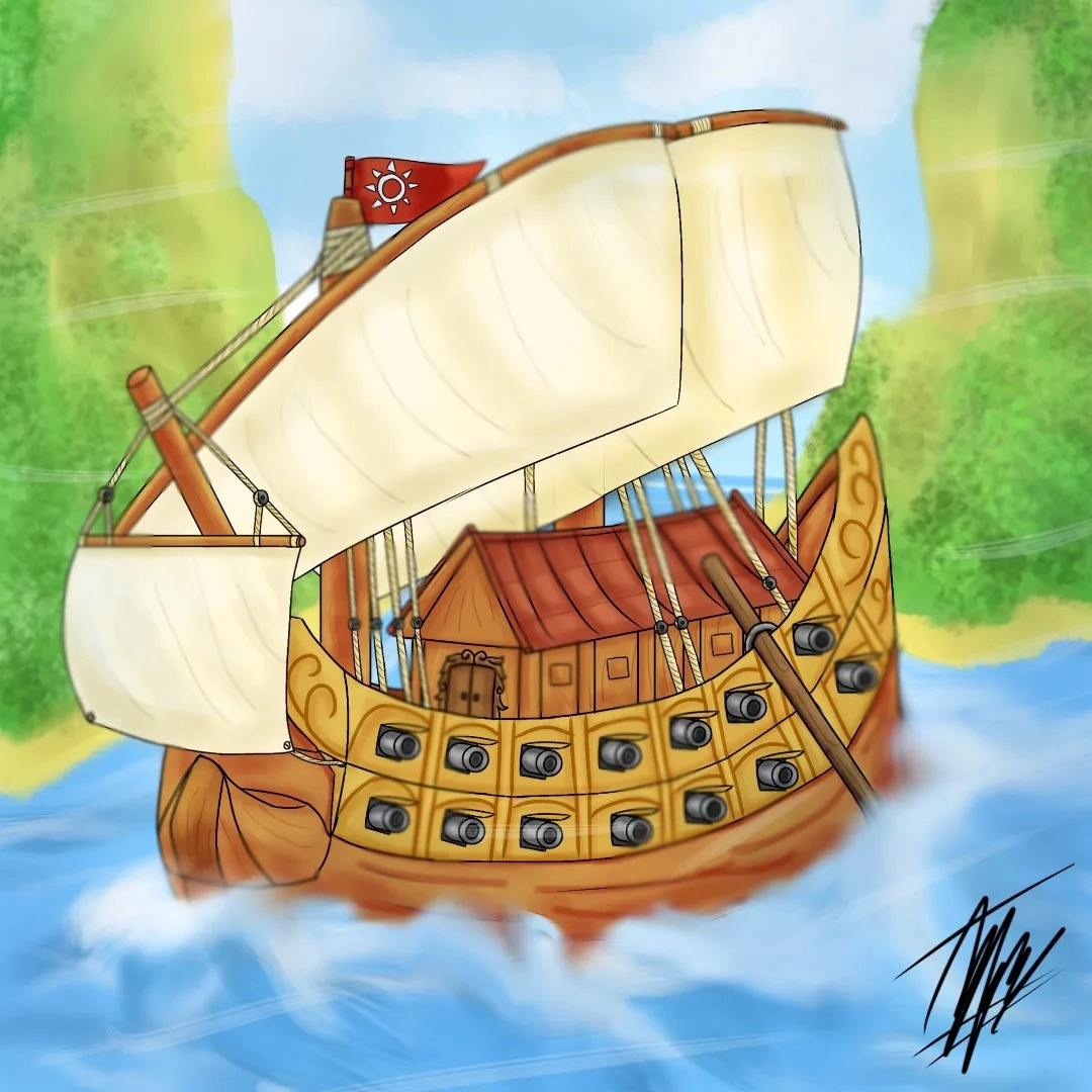 The djong, jong, or jung (also called junk in English) is a type of ancient sailing ship originating from Java, Indonesia that was widely used by Javanese, Sundanese, and later Malay sailors.

Djongs are used mainly as seagoing passenger and cargo vessels. They traveled as far as the Atlantic Ocean in the medieval era. Their tonnage ranged from 40 to 2000 deadweight tons, with an average deadweight of 1200–1400 tons during the Majapahit era. Javanese kingdoms such as Majapahit used these vessels