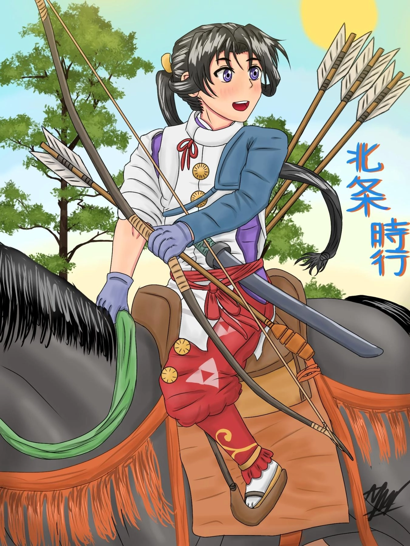 Hojo Tokiyuki from Manga "The Elusive Samurai (逃げ上手の若君, Nige Jōzu no Wakagimi)"
