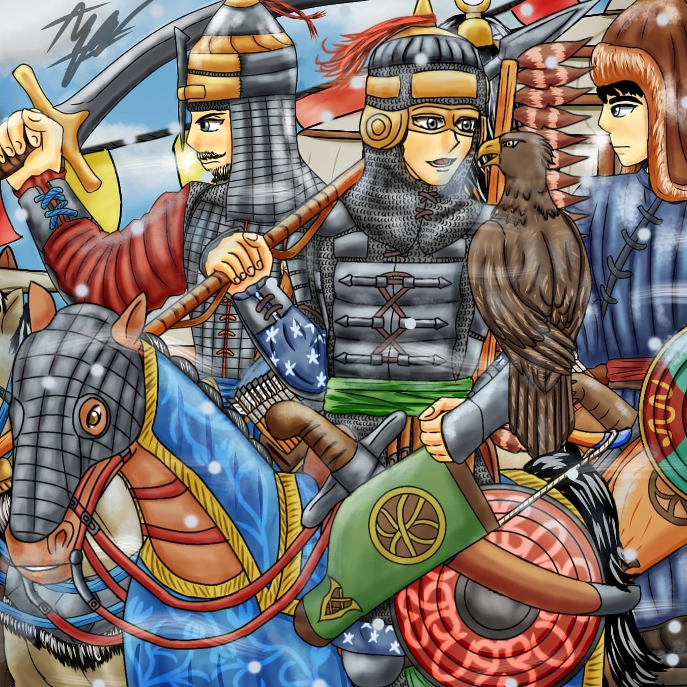 Crimean Khanate heavy cavalry.

Crimean Khanate (Crimean Tatar/Turkish: Qırım Hanlığı قريم خانلغى or Qırım Yurtu قريم يورتى; Russian: Крымское ханство Krymsko ye khanstvo), was a Turko-Mongol state and vassal of the Ottoman Empire that existed from 1478 to 1774. This state was the successor to the Golden Horde . 