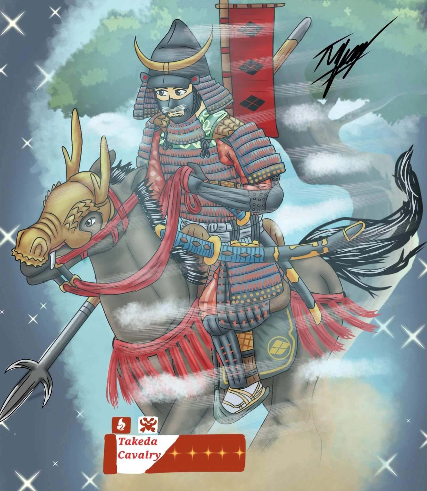 Takeda Kiba Gundan, cavalry corps from Takeda Clan