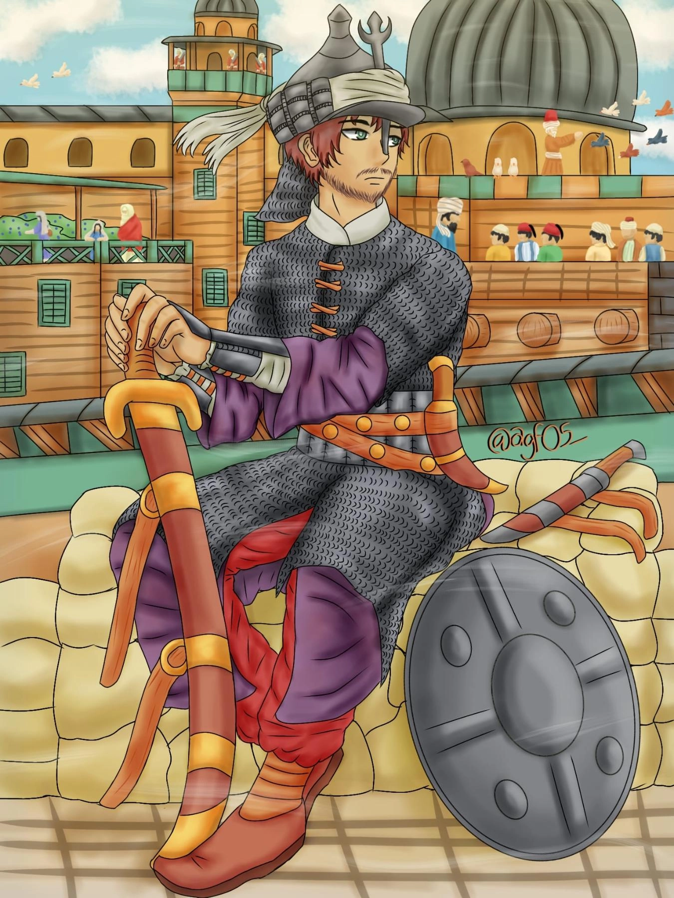 Ottoman Arab Auxiliary in Levan region from early 17th century.
