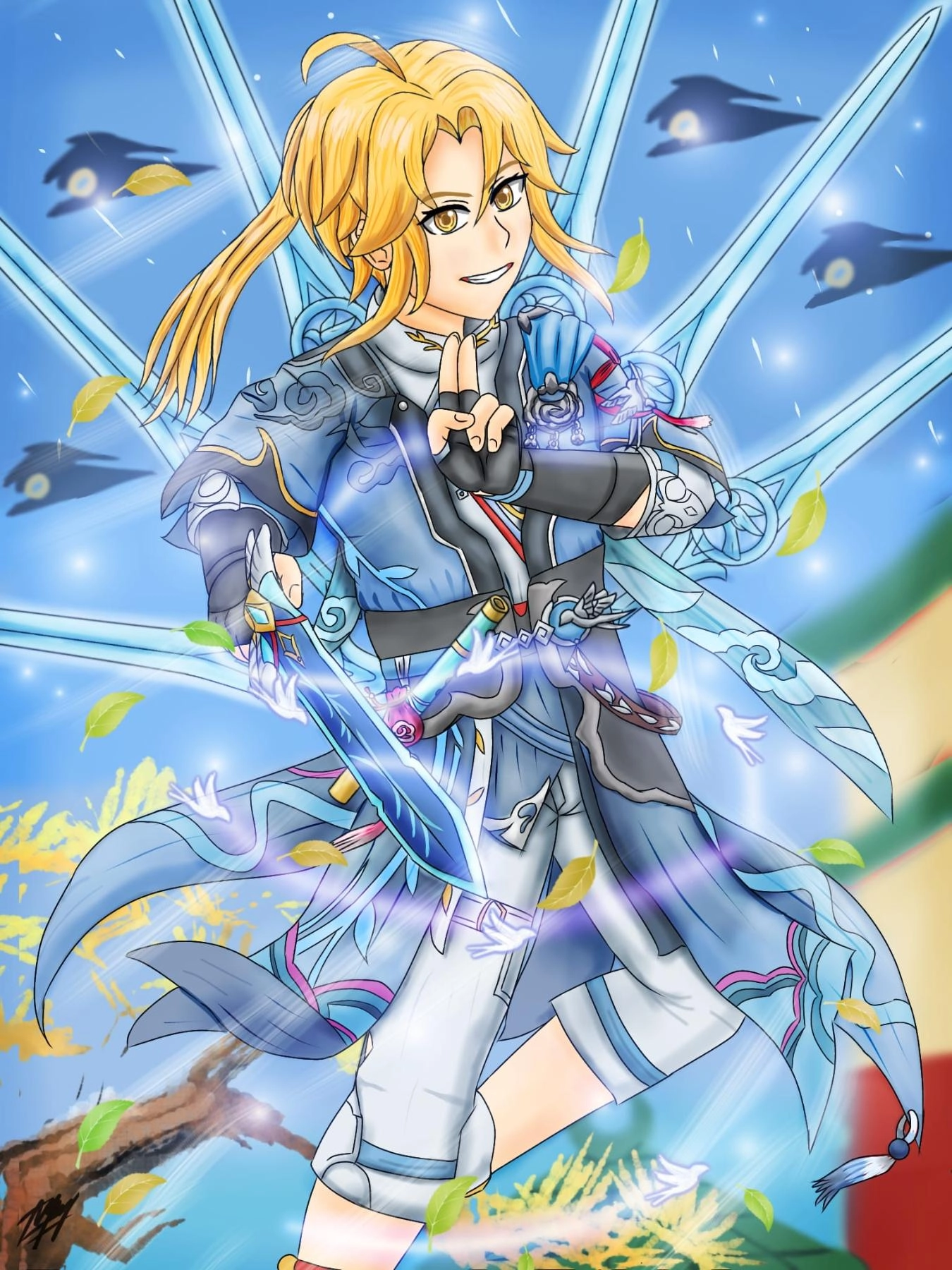 Yanqing❄⚔️. First character that I have pull since I play hsr.