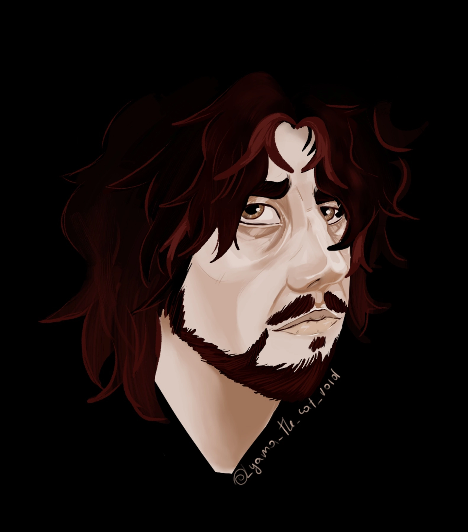 Lil portrait,  trying to do something similar to Arcane 