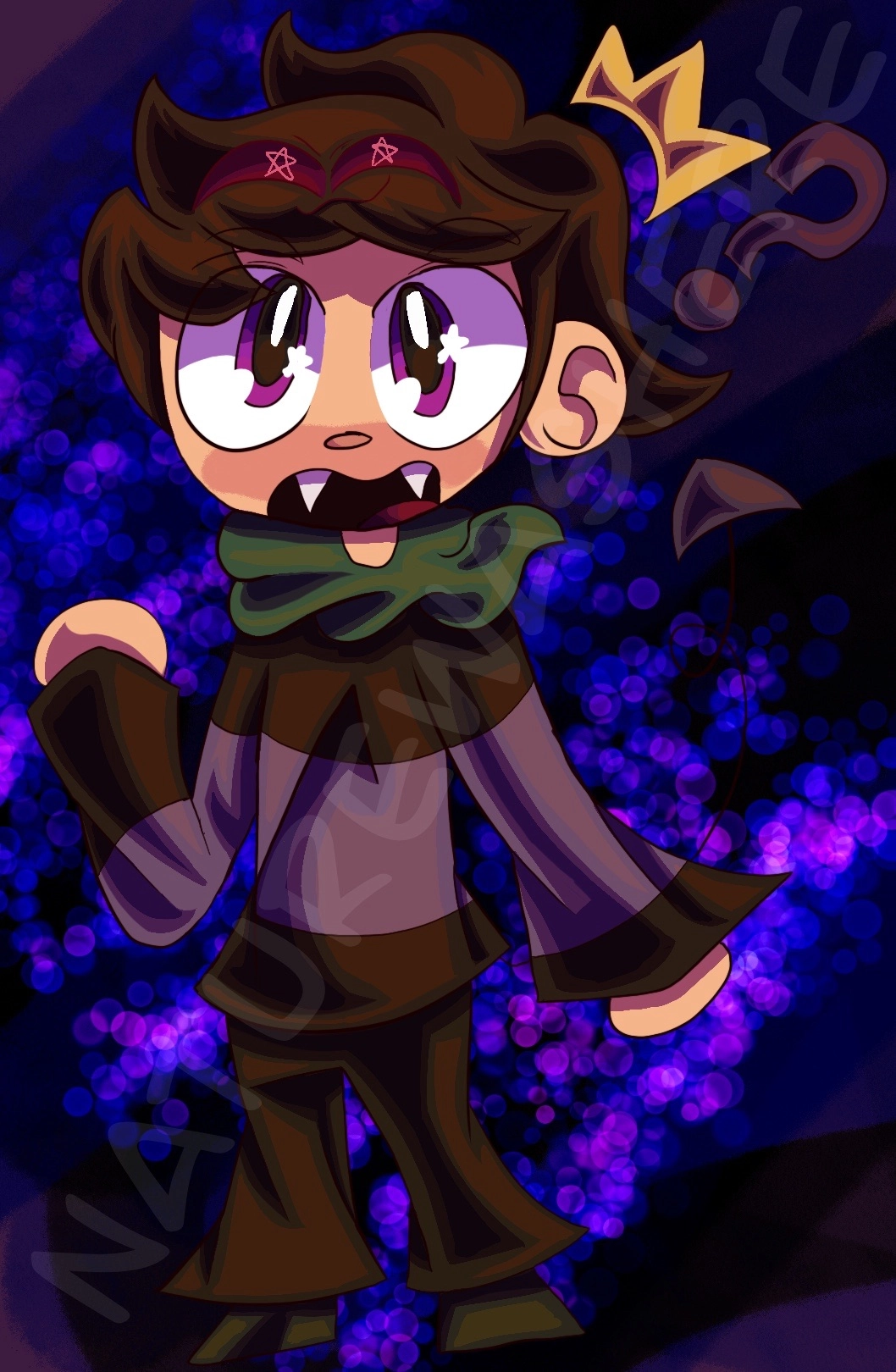 “Oh gosh… WHAT IS IN MY HAIR?!?!”

I have now added a little creature into my personas hair
