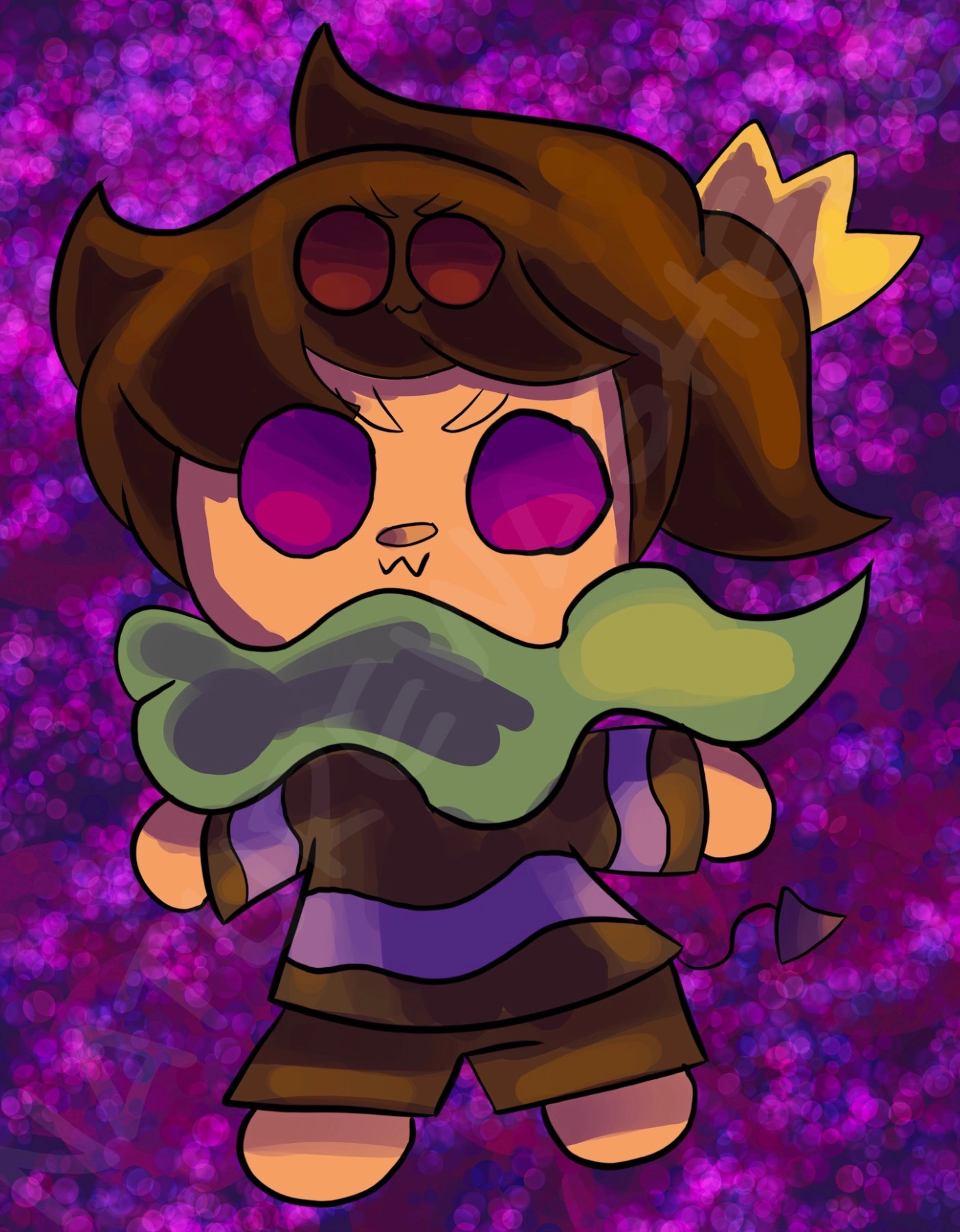 “Im a cookie >:3”

People call me a cookie a lot and I thought hmmm tis the season for gingerbread cookies soooo…. Cookie!