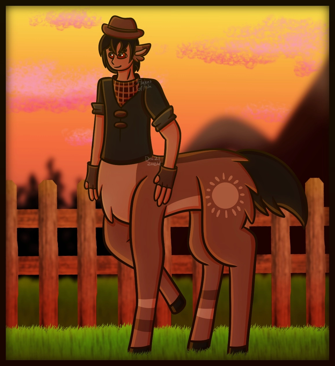 Drew one of my centaur characters today!

(Rodeo belongs to me)
