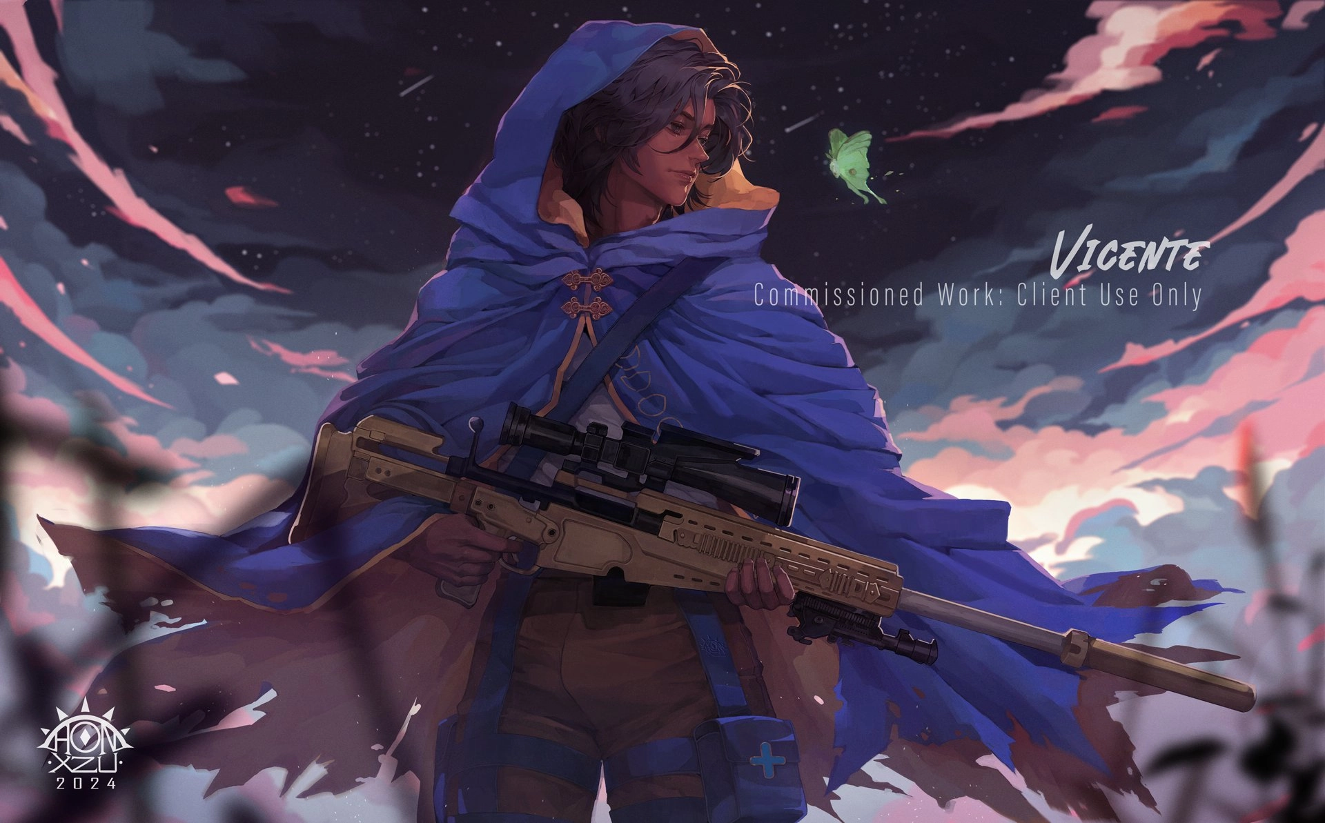 VICENTE
Commissioned Art I did for @/owl.cafe77 on instagram, of her character Vicente. ❤


