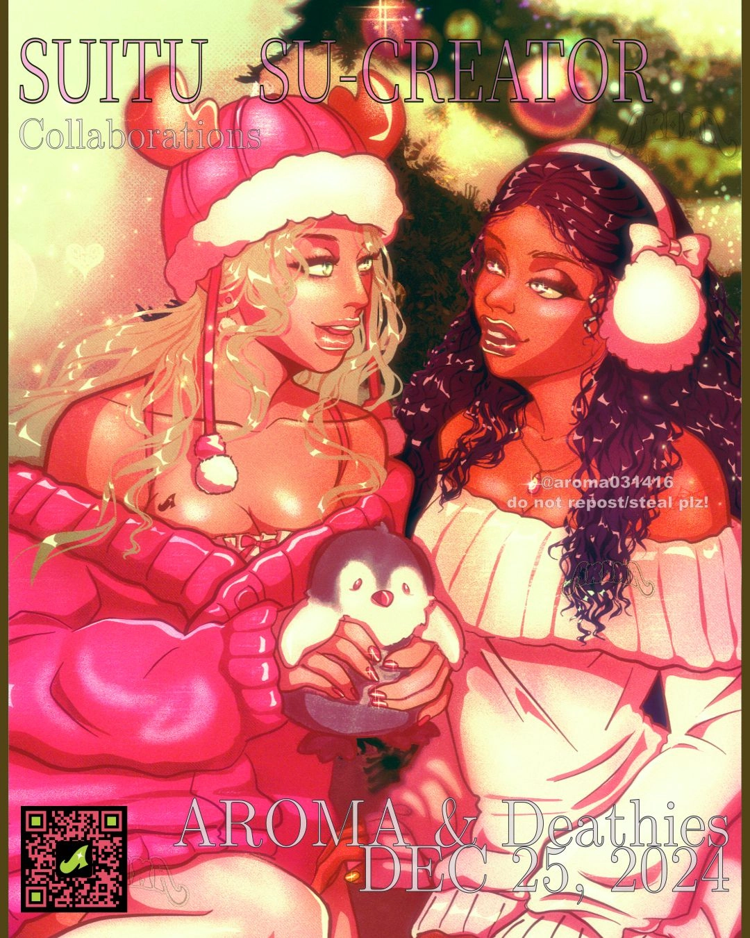 🎄 Frosted kisses, warm hearts 🎄 

My dear friend, @deathies_suitu on instagram and i have this beautiful Xmas gift from our part! 💖 💖
We'd like to showcase to you and the #suitu community this amazing gift, crafted with lots of love, happiness and the power of adrenaline 💀 💖 You can find my friend's written story on my profile on Instagram! 💖 💖 

We wish you a Merry Christmas and happy holidays, and another amazing year of beautiful experiences, wisdom, health! 🕯️ 🙏 🥳 