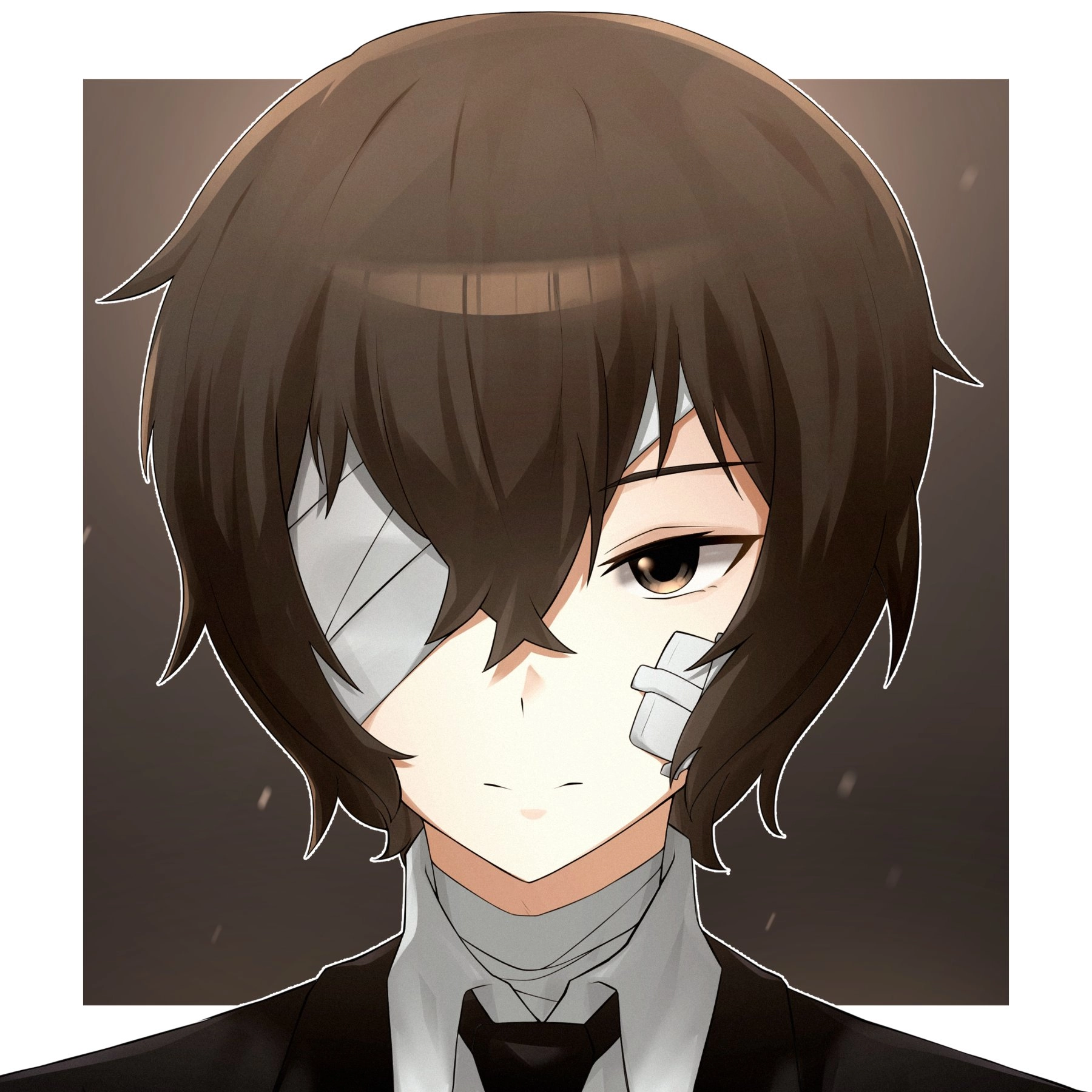I drew one of my favourite character Dazai Osamu ✨