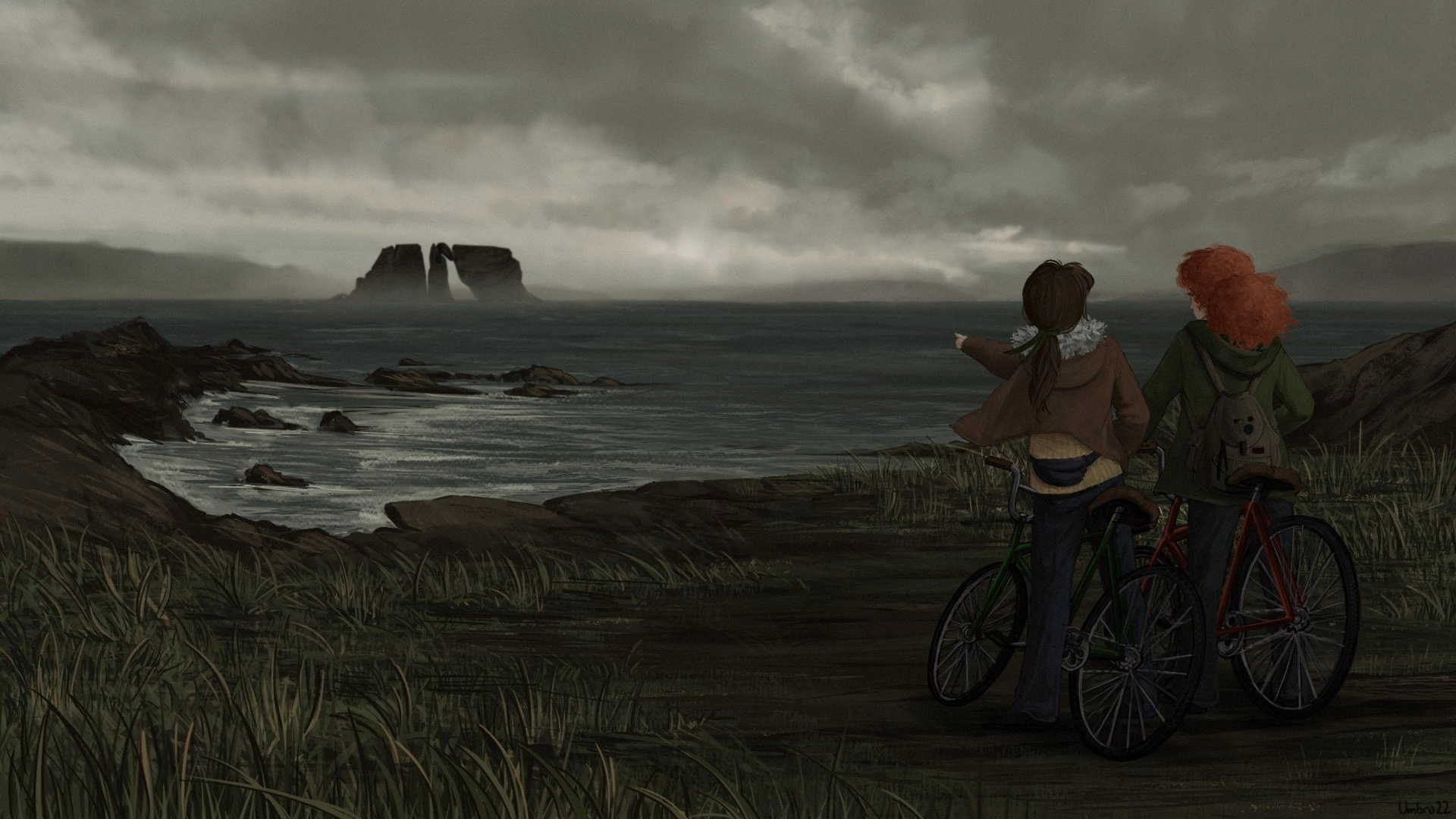 Adventure on a gloomy day
I really like this piece, it just have the perfect vibe I was going for. Reminds me a lot of atmosphere from books written by Carlos Ruiz Zafón.