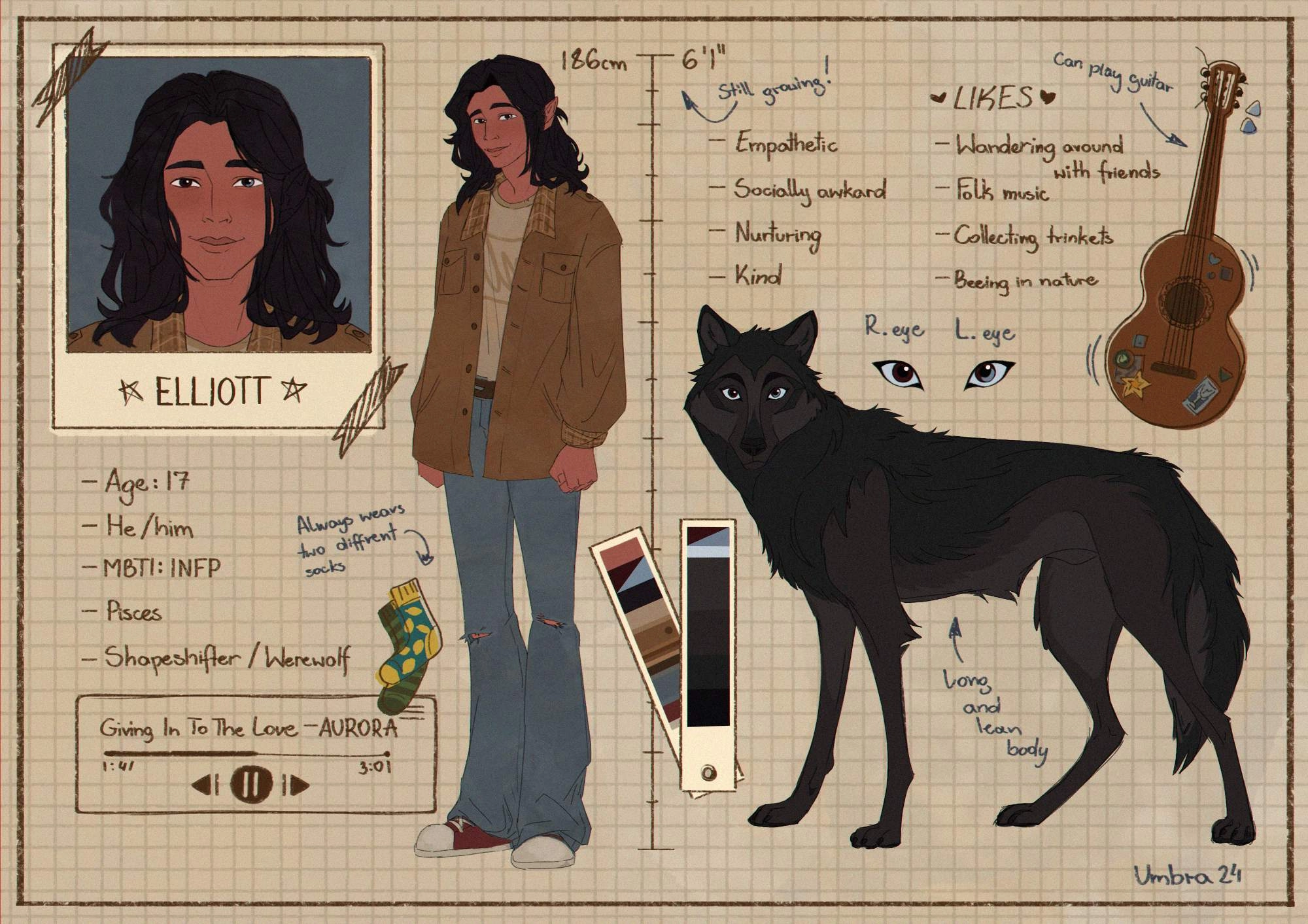 Elliott is character from webcomic I am working on called "Our Place".