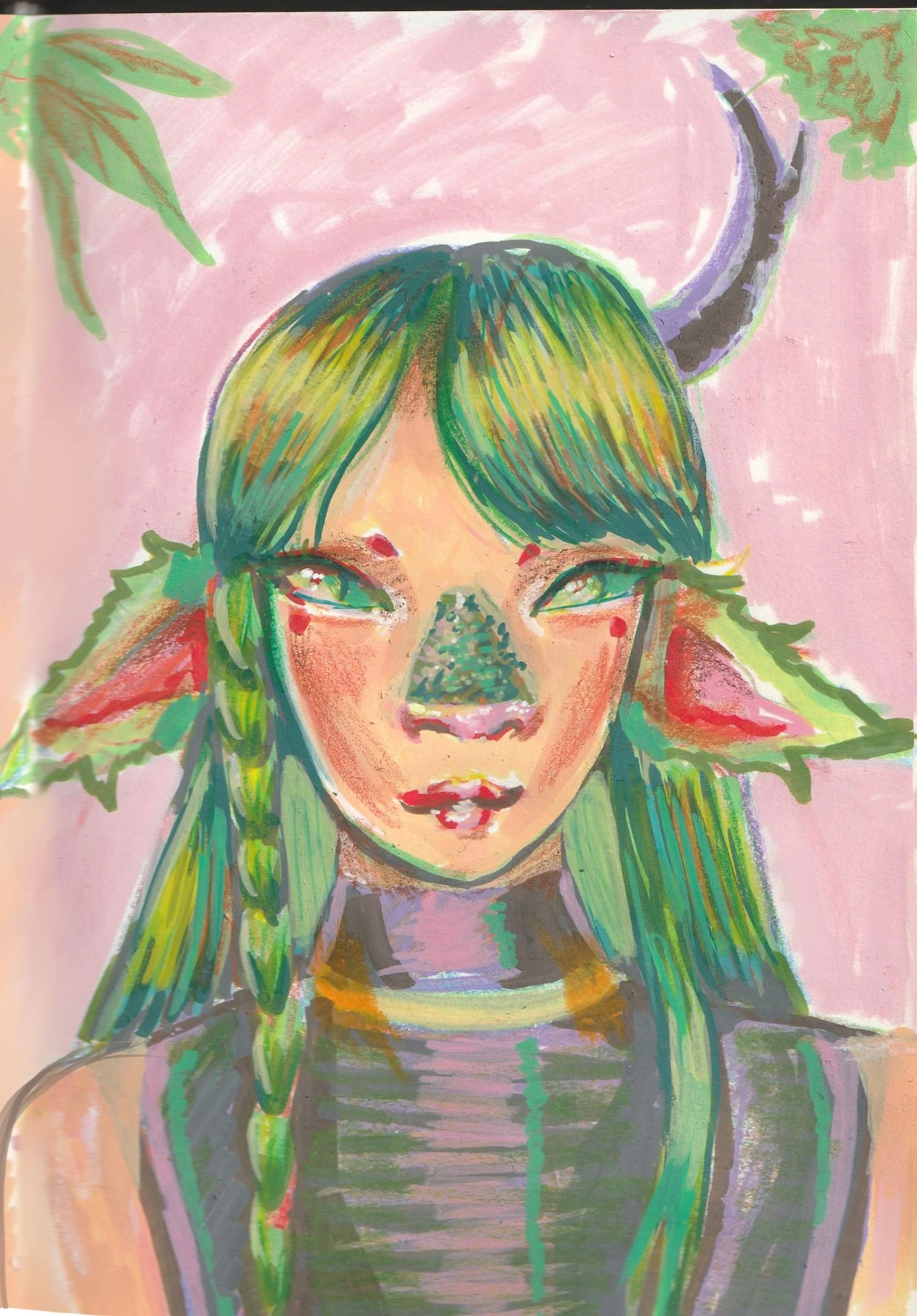 A request for A Cup of Tae on tiktok to get better at acrylic markers