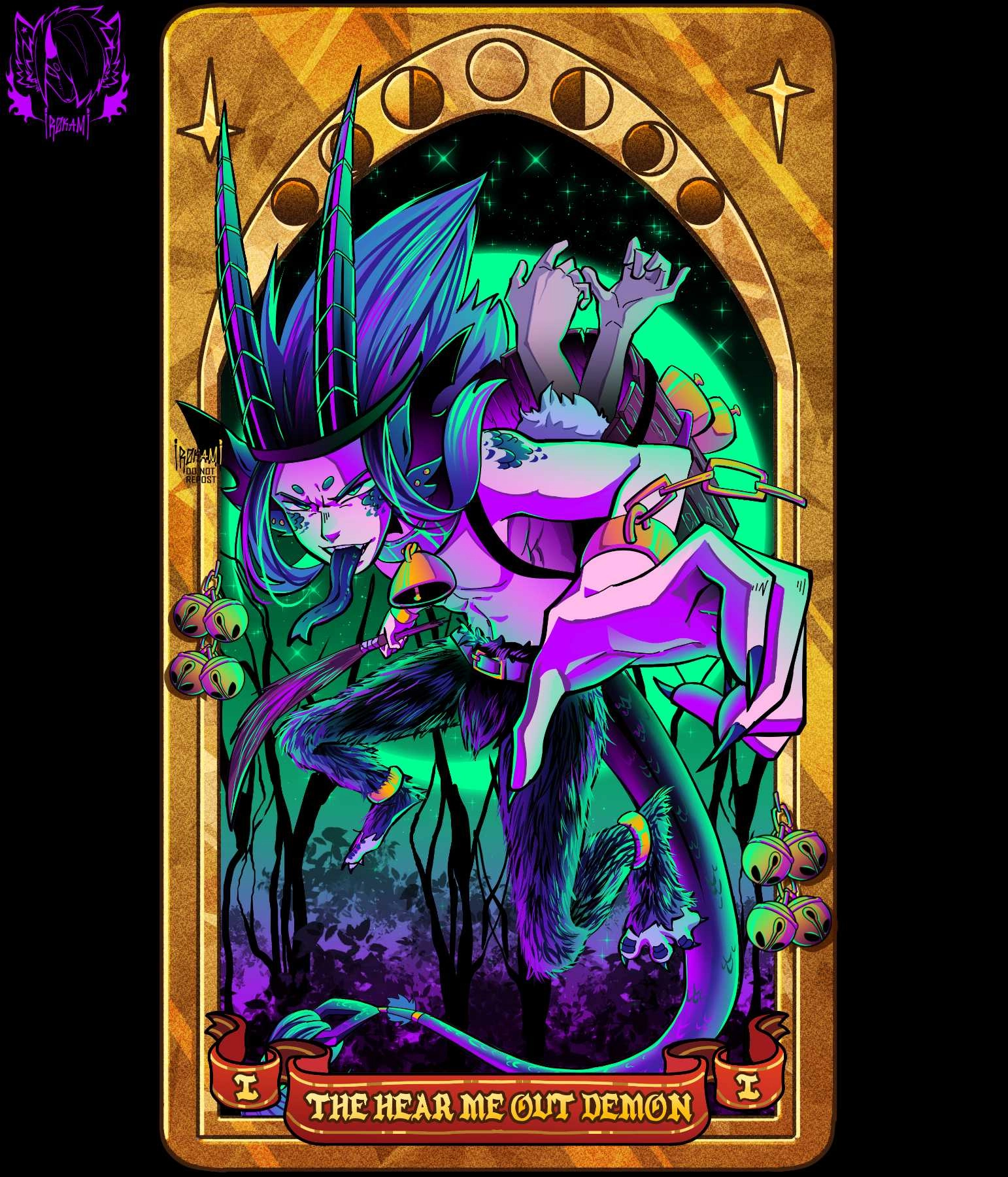 Tarot card with my oc Seth 