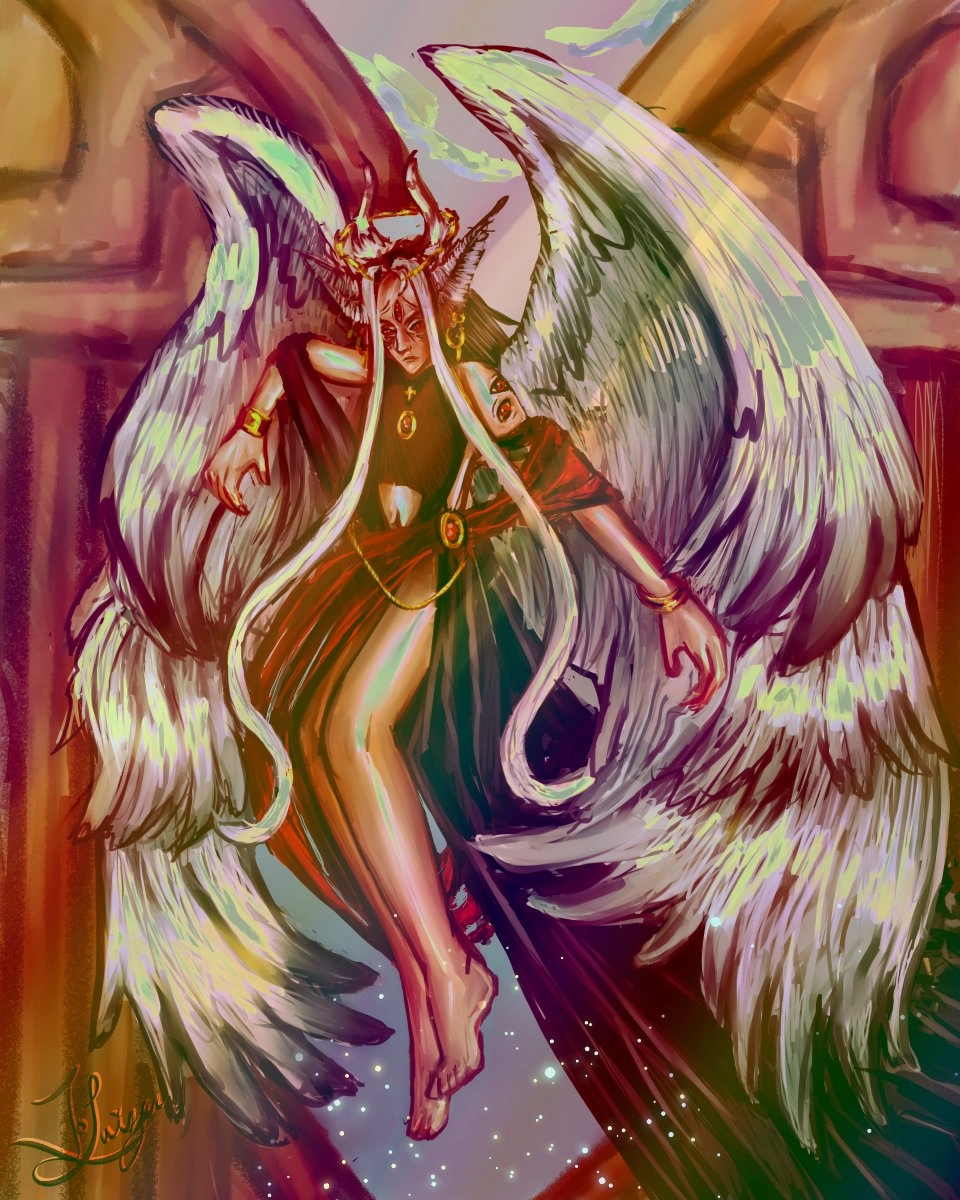An art trade with bones on tiktok. Last piece of the year