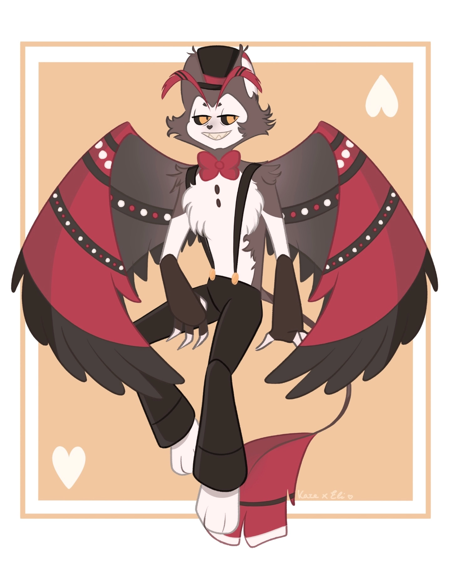 Husk from Hazbin Hotel 🦇